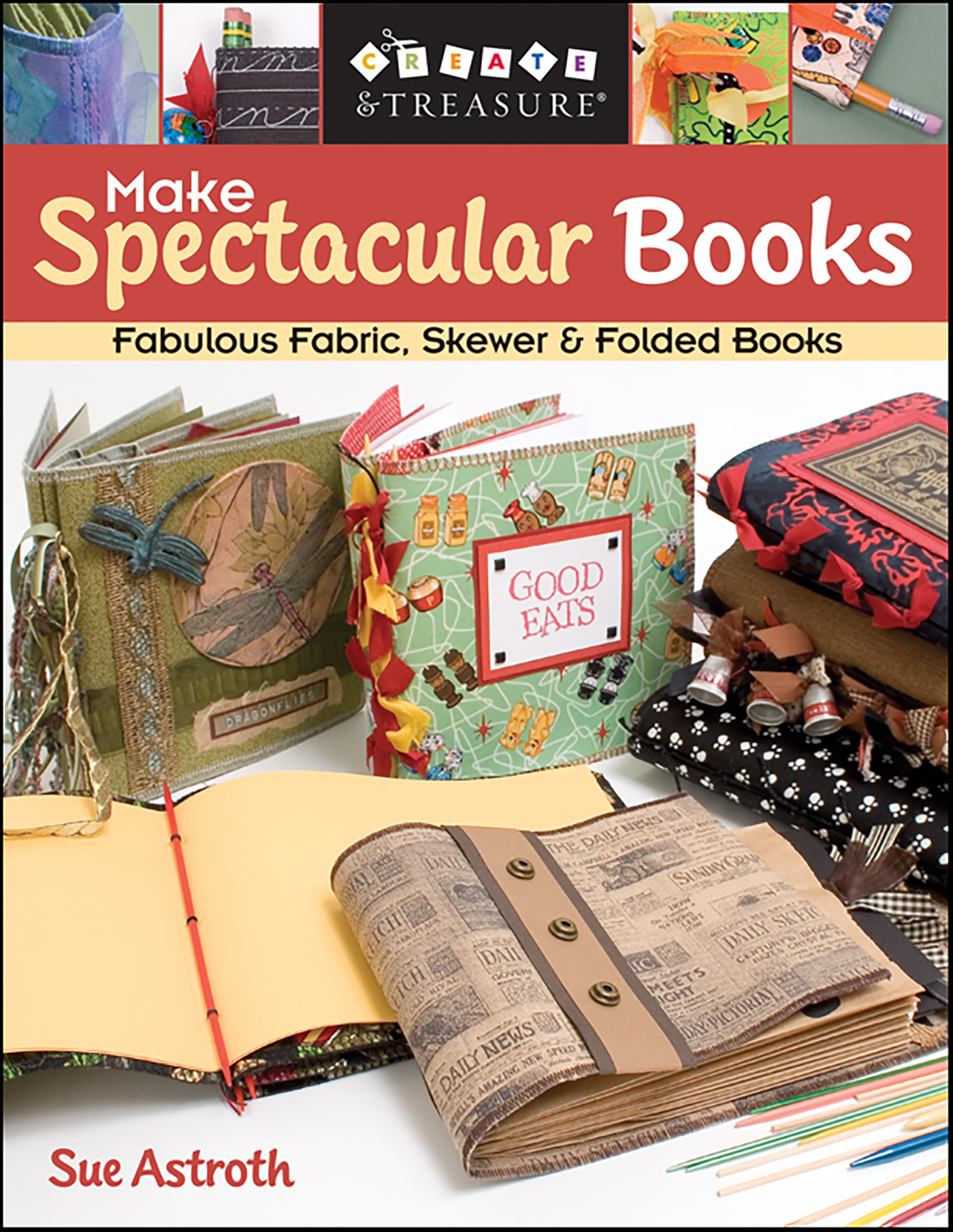 This image is the cover for the book Make Spectacular Books