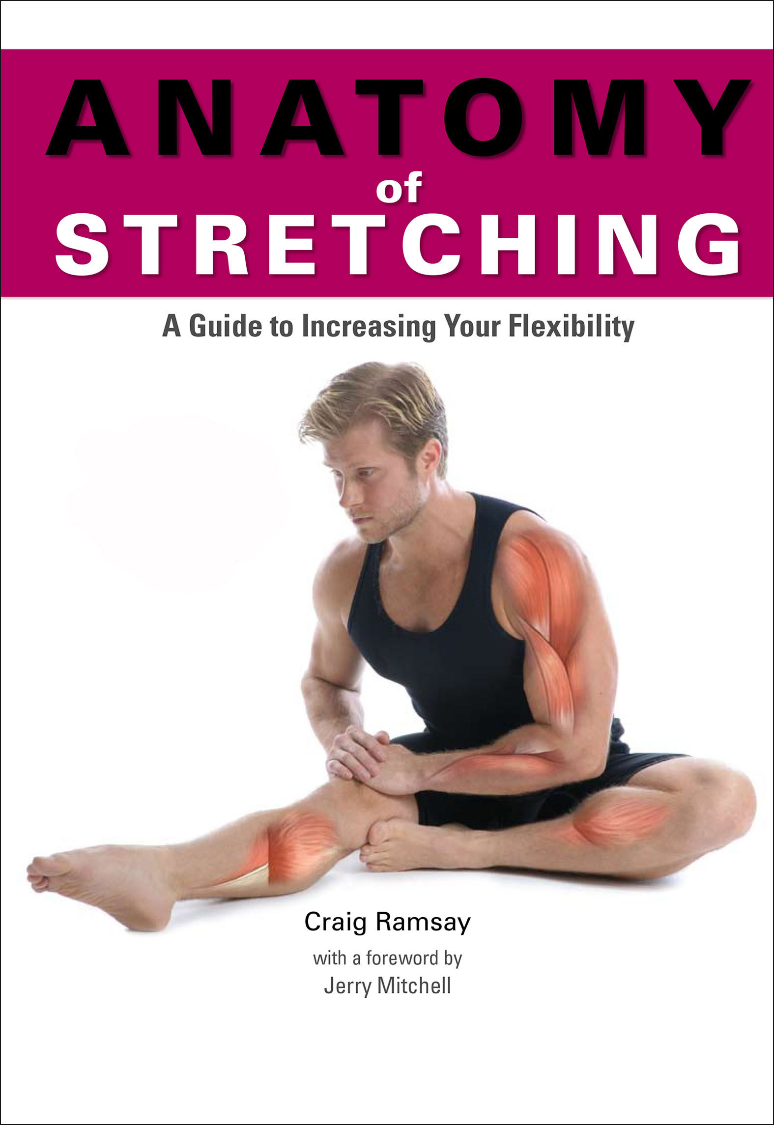 This image is the cover for the book Anatomy of Stretching, Anatomies of