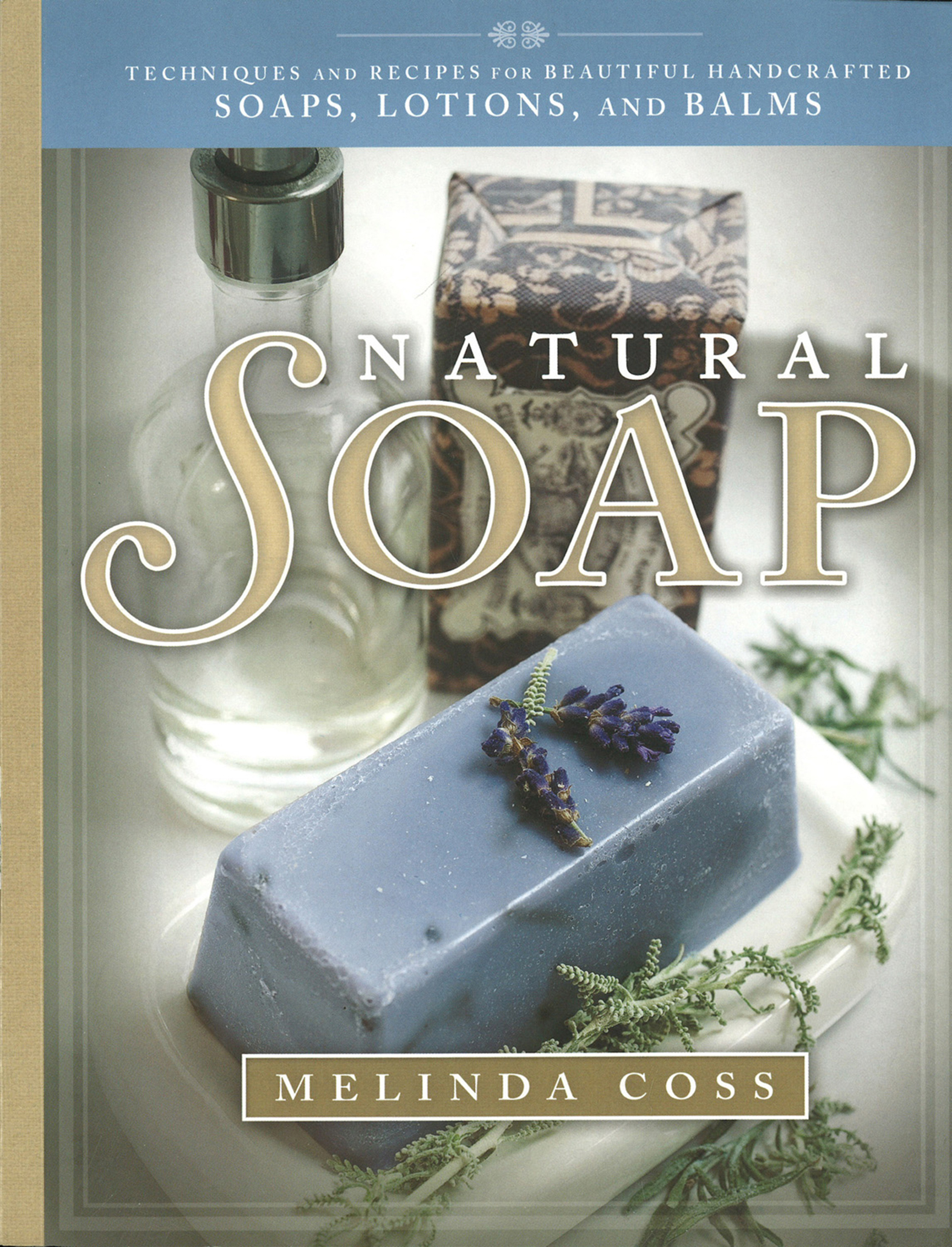 This image is the cover for the book Natural Soap