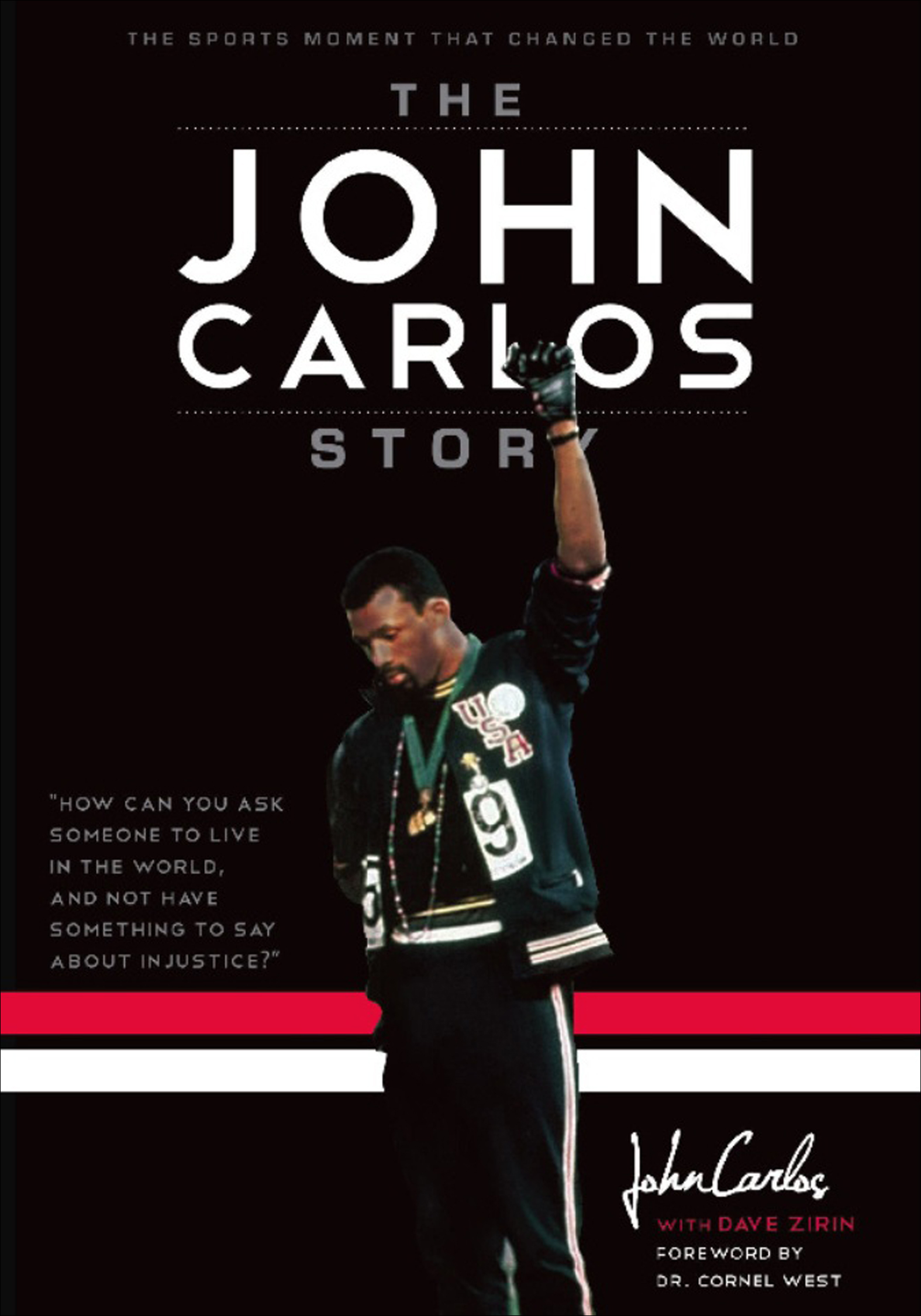 This image is the cover for the book John Carlos Story