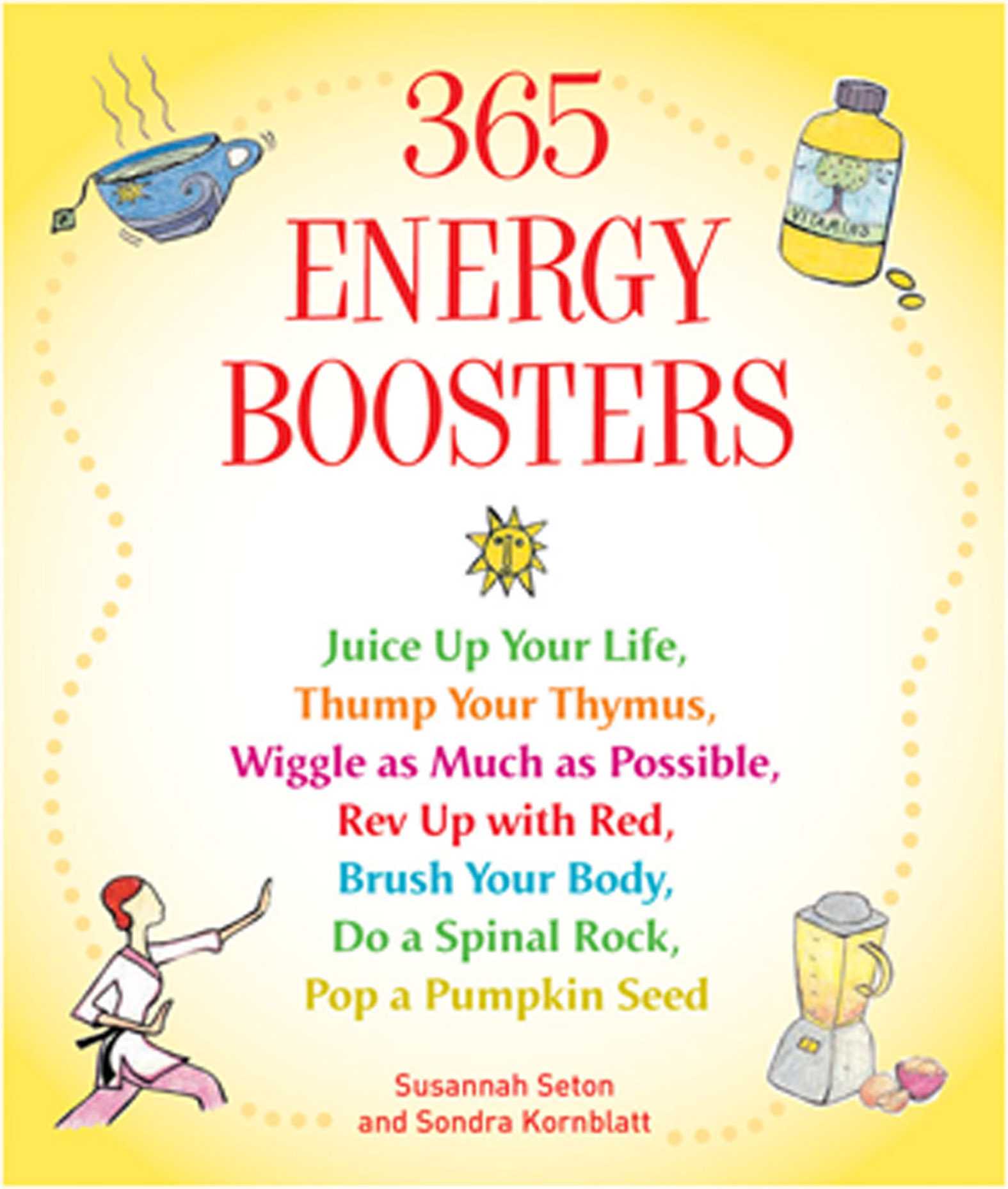 This image is the cover for the book 365 Energy Boosters