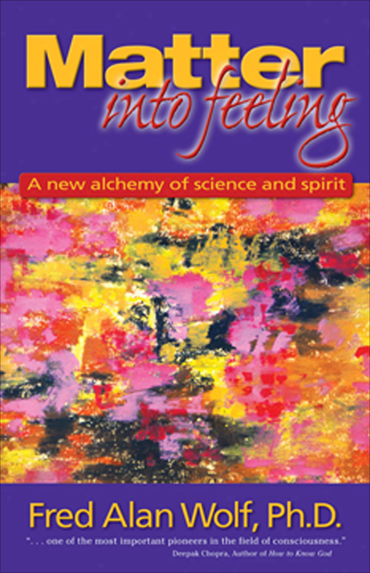 This image is the cover for the book Matter Into Feeling