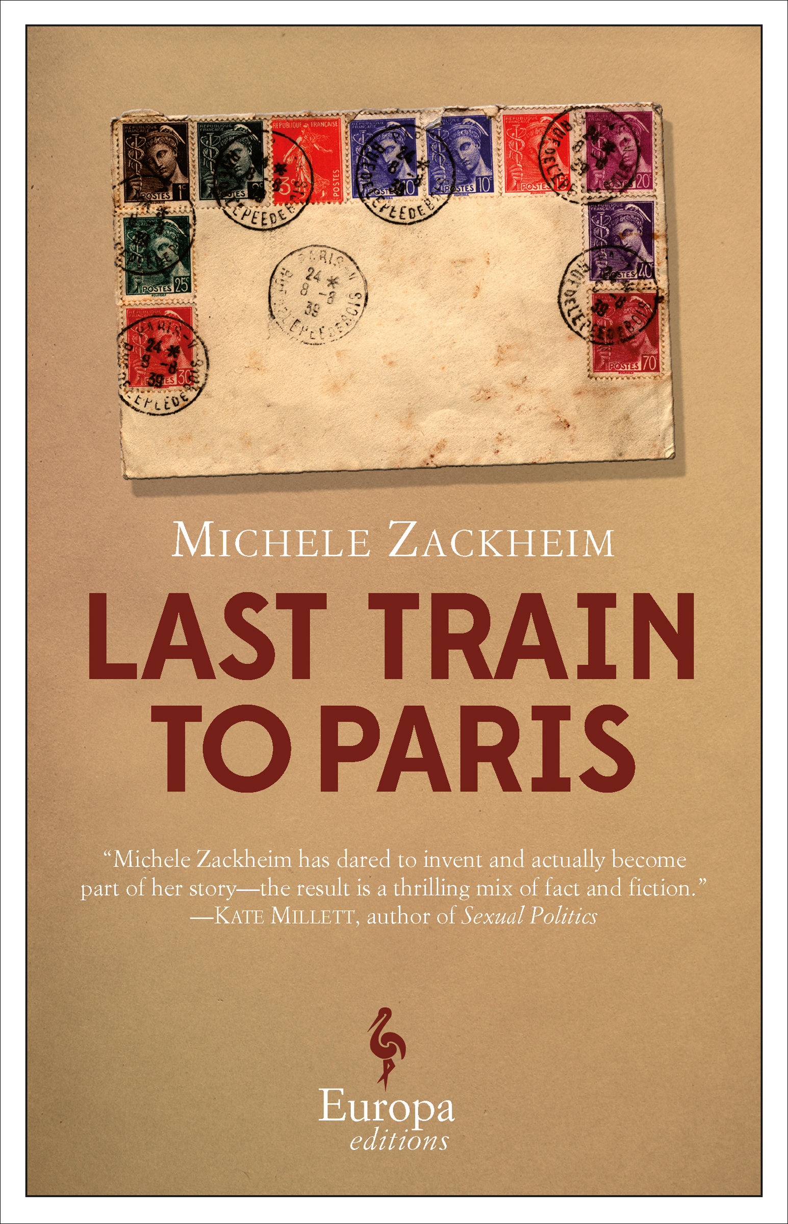 This image is the cover for the book Last Train to Paris
