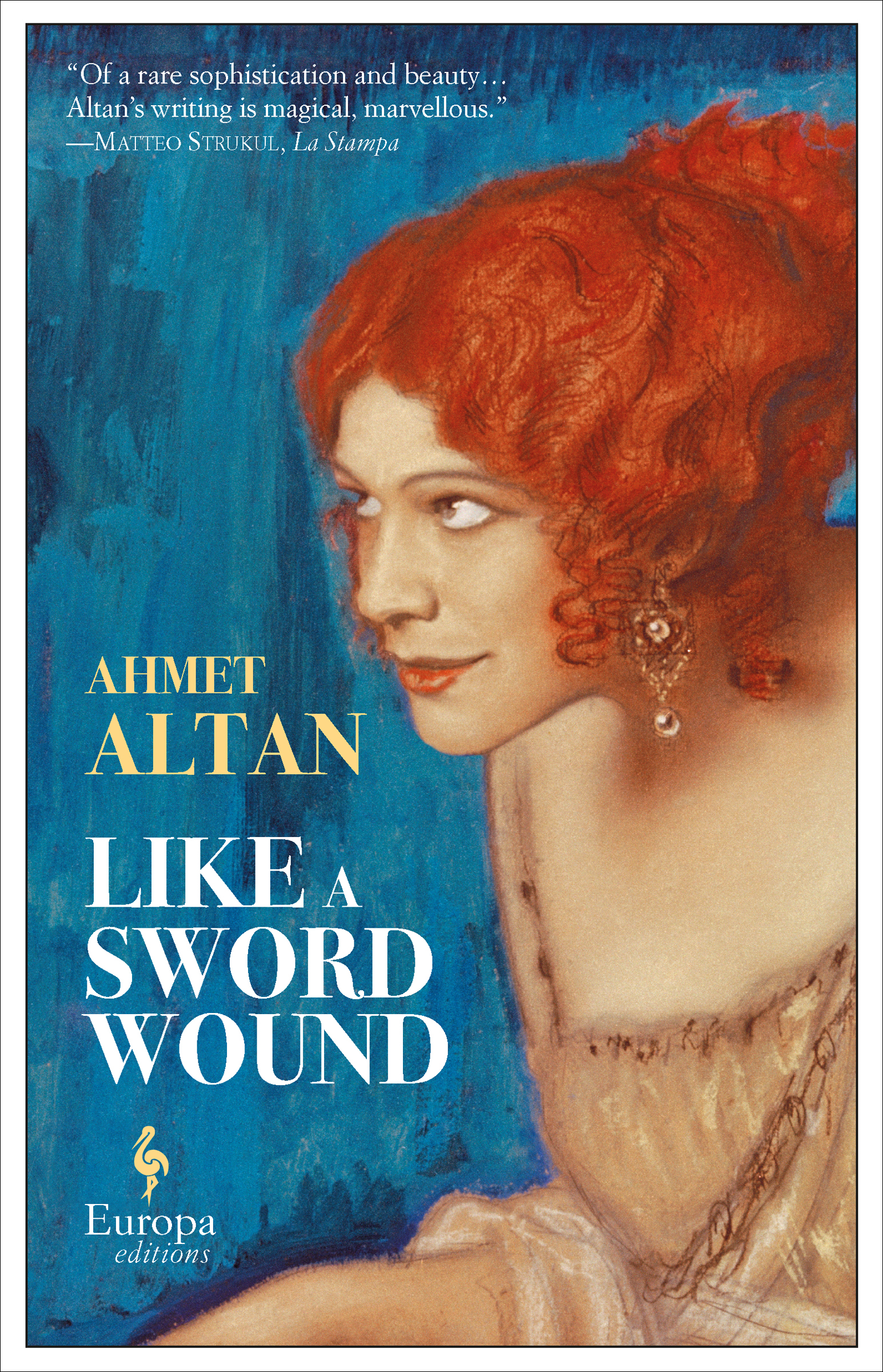 This image is the cover for the book Like a Sword Wound, Ottoman Quartet