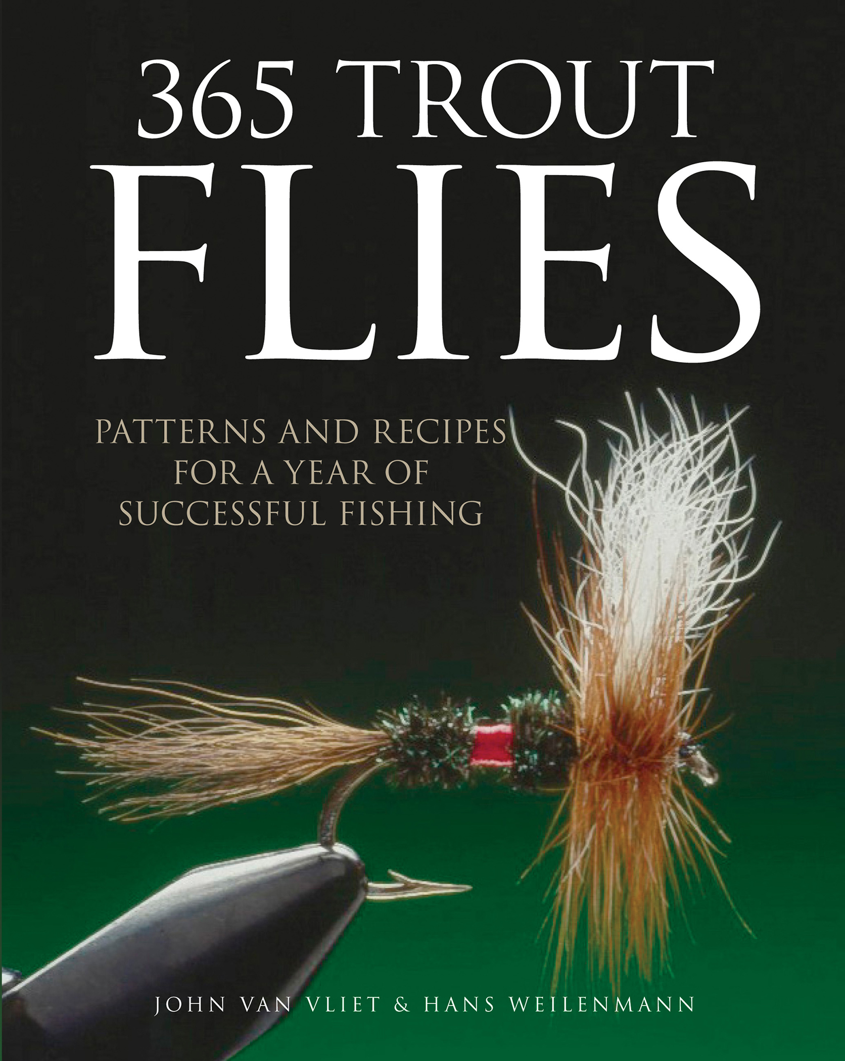 This image is the cover for the book 365 Trout Flies