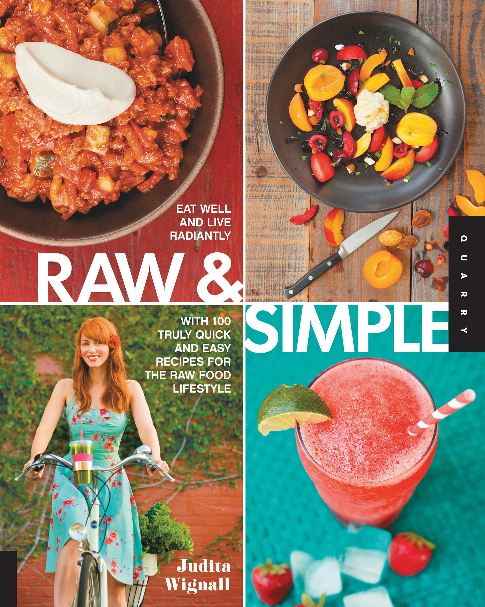This image is the cover for the book Raw & Simple