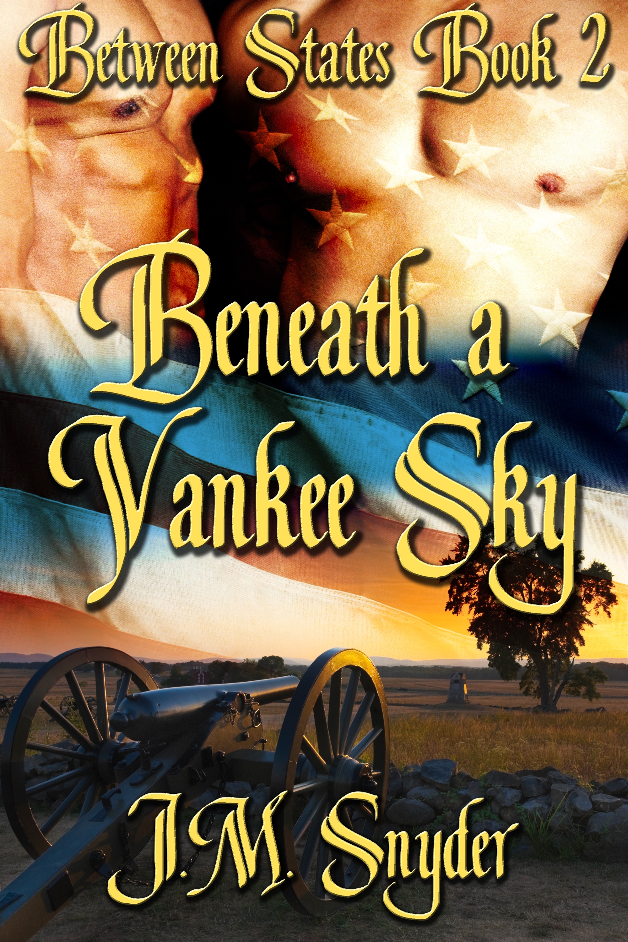 This image is the cover for the book Beneath a Yankee Sky, Between States