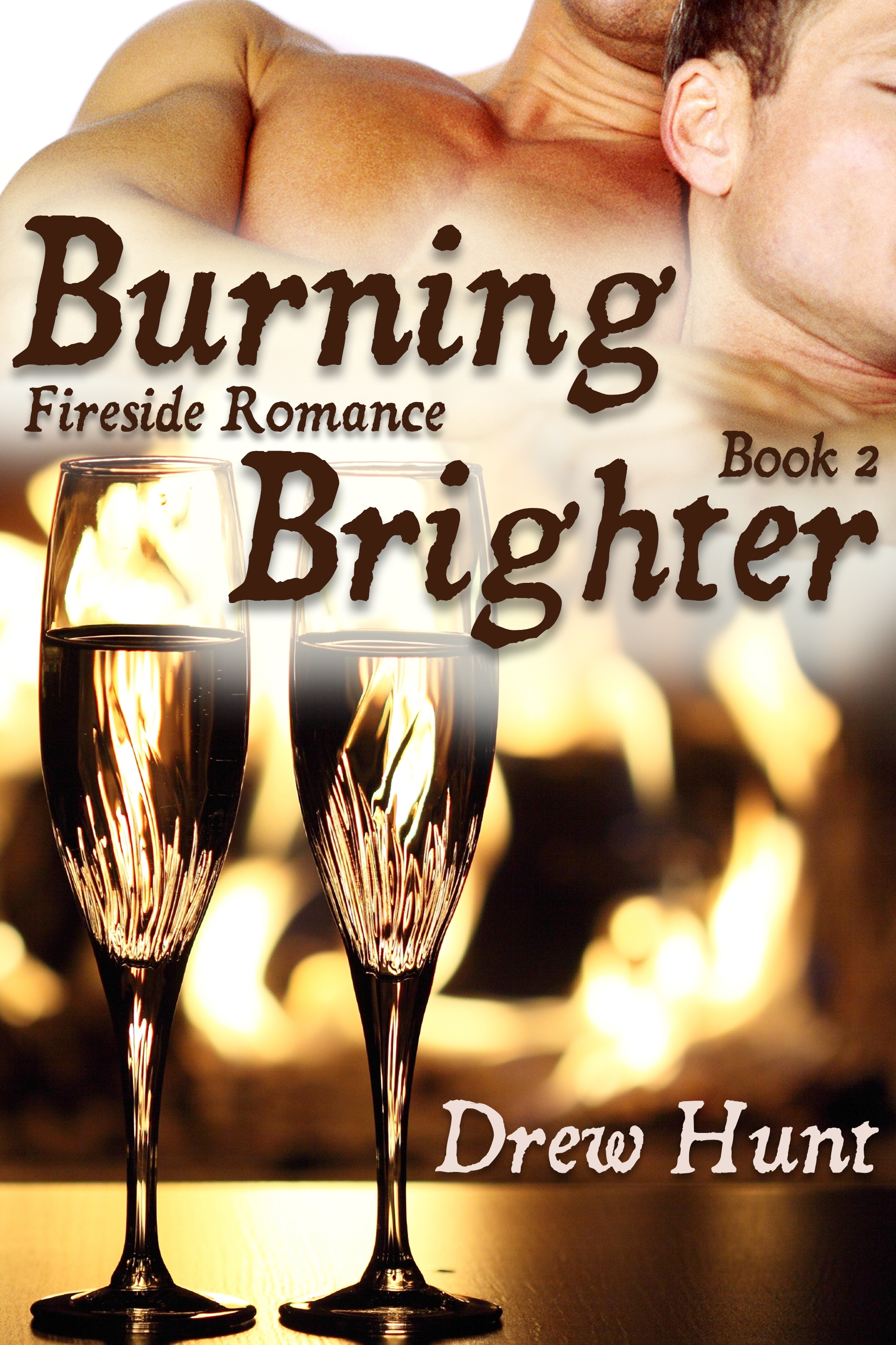 This image is the cover for the book Fireside Romance Book 2: Burning Brighter, Fireside Romance