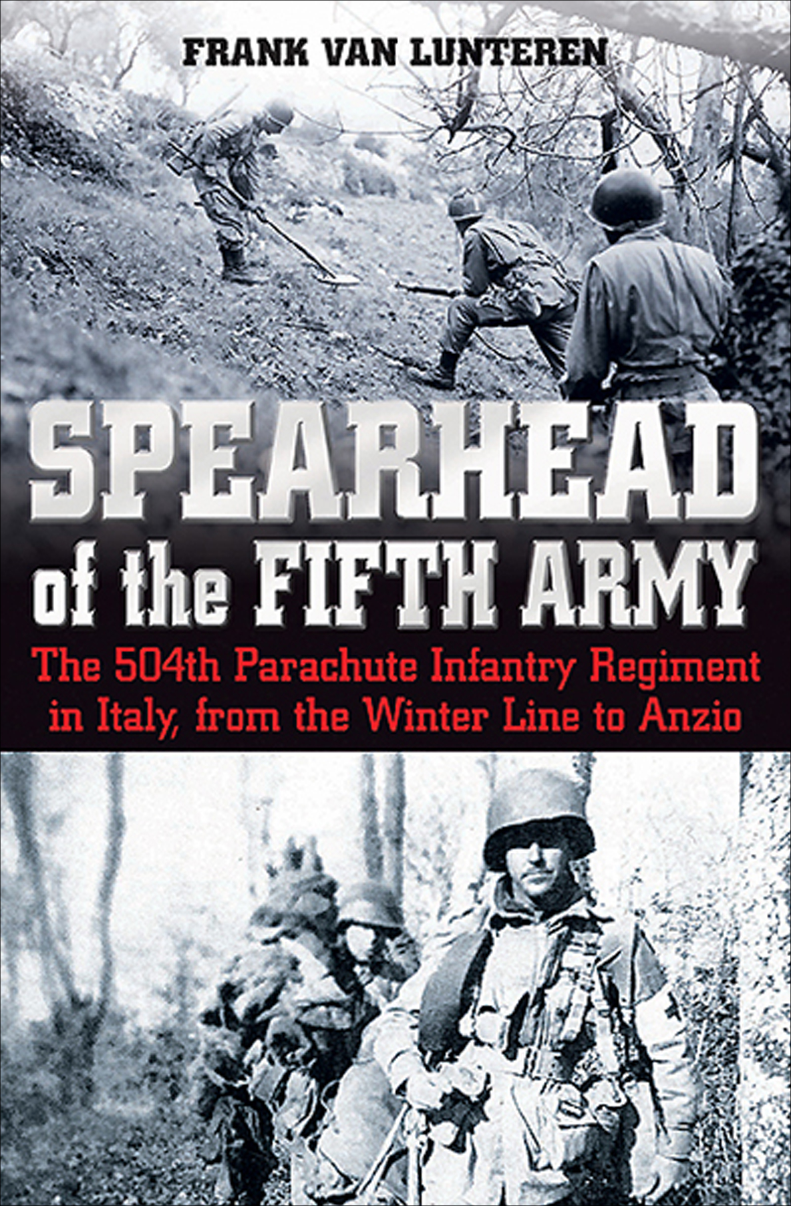 This image is the cover for the book Spearhead of the Fifth Army