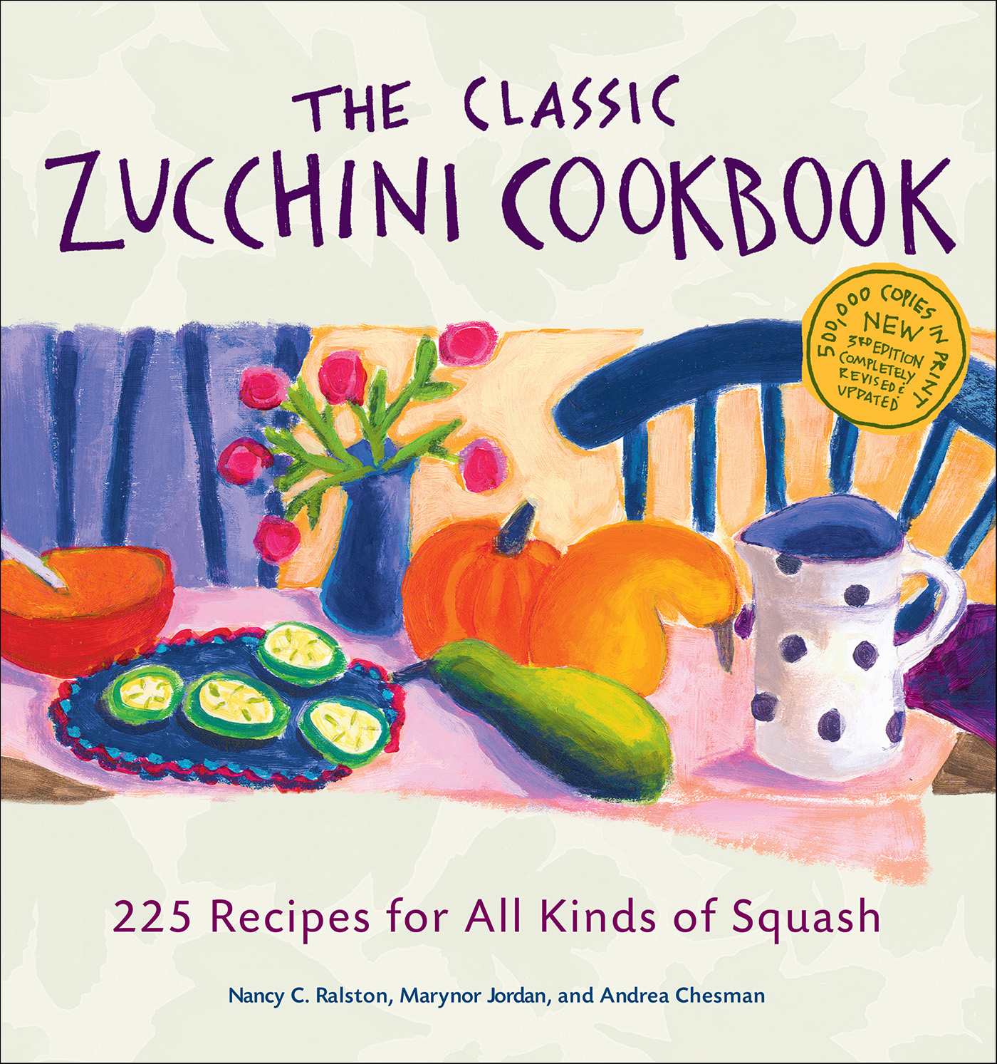 This image is the cover for the book Classic Zucchini Cookbook
