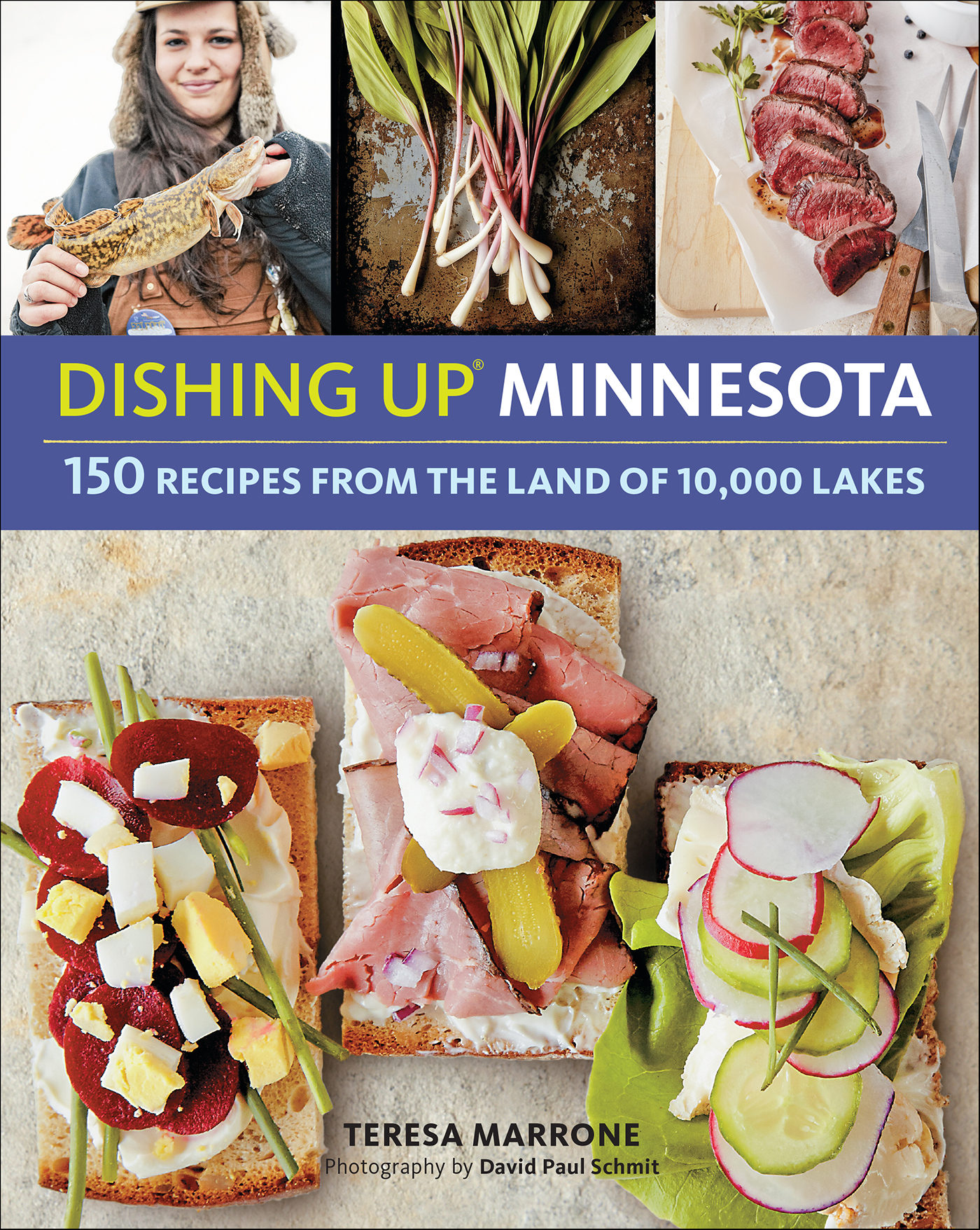 This image is the cover for the book Dishing Up® Minnesota