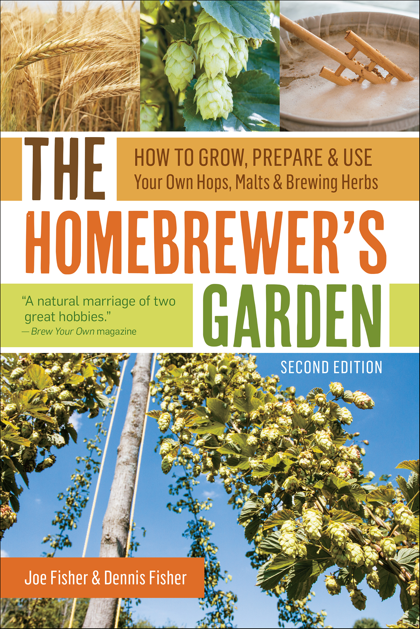 This image is the cover for the book Homebrewer's Garden, 2nd Edition