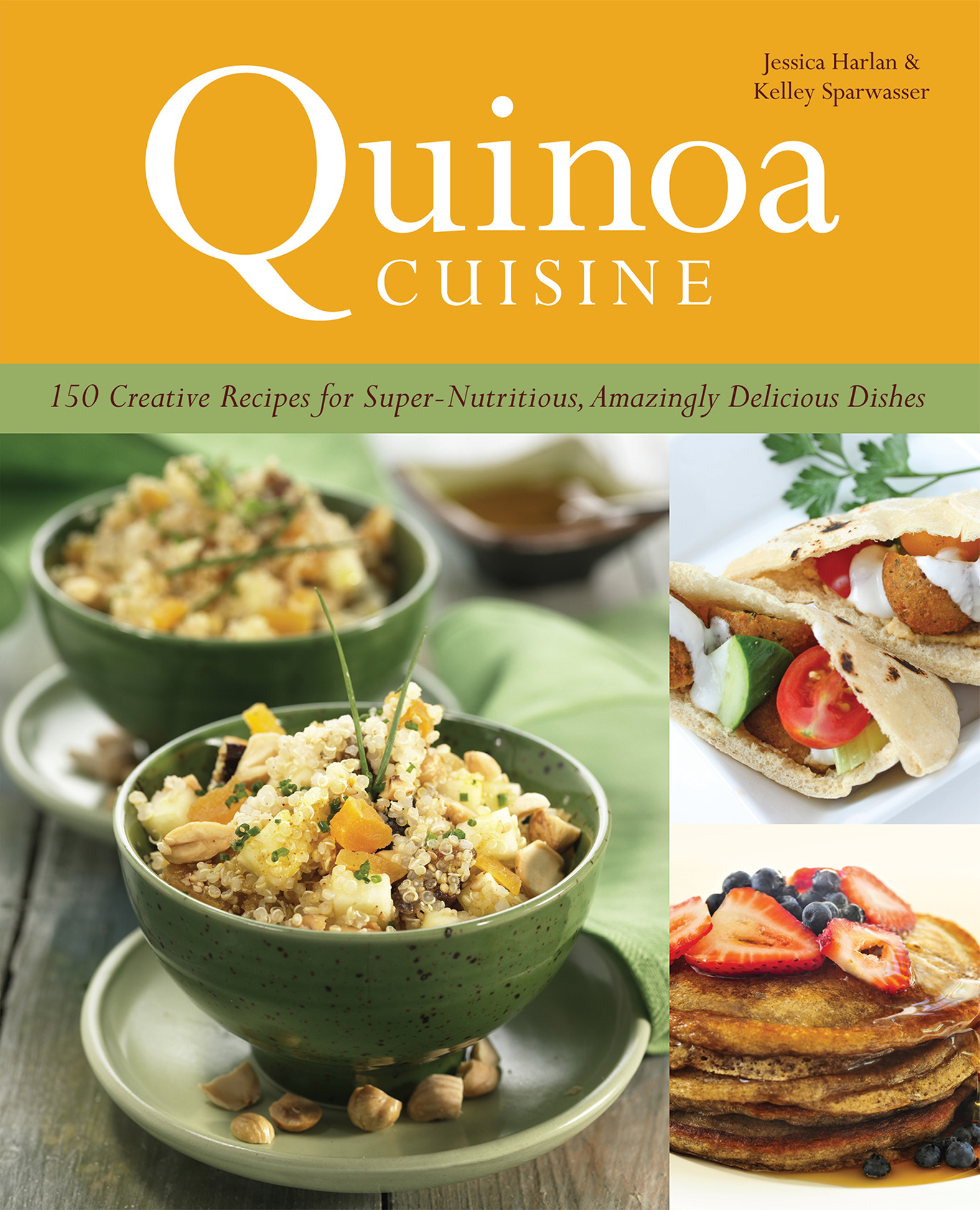 This image is the cover for the book Quinoa Cuisine