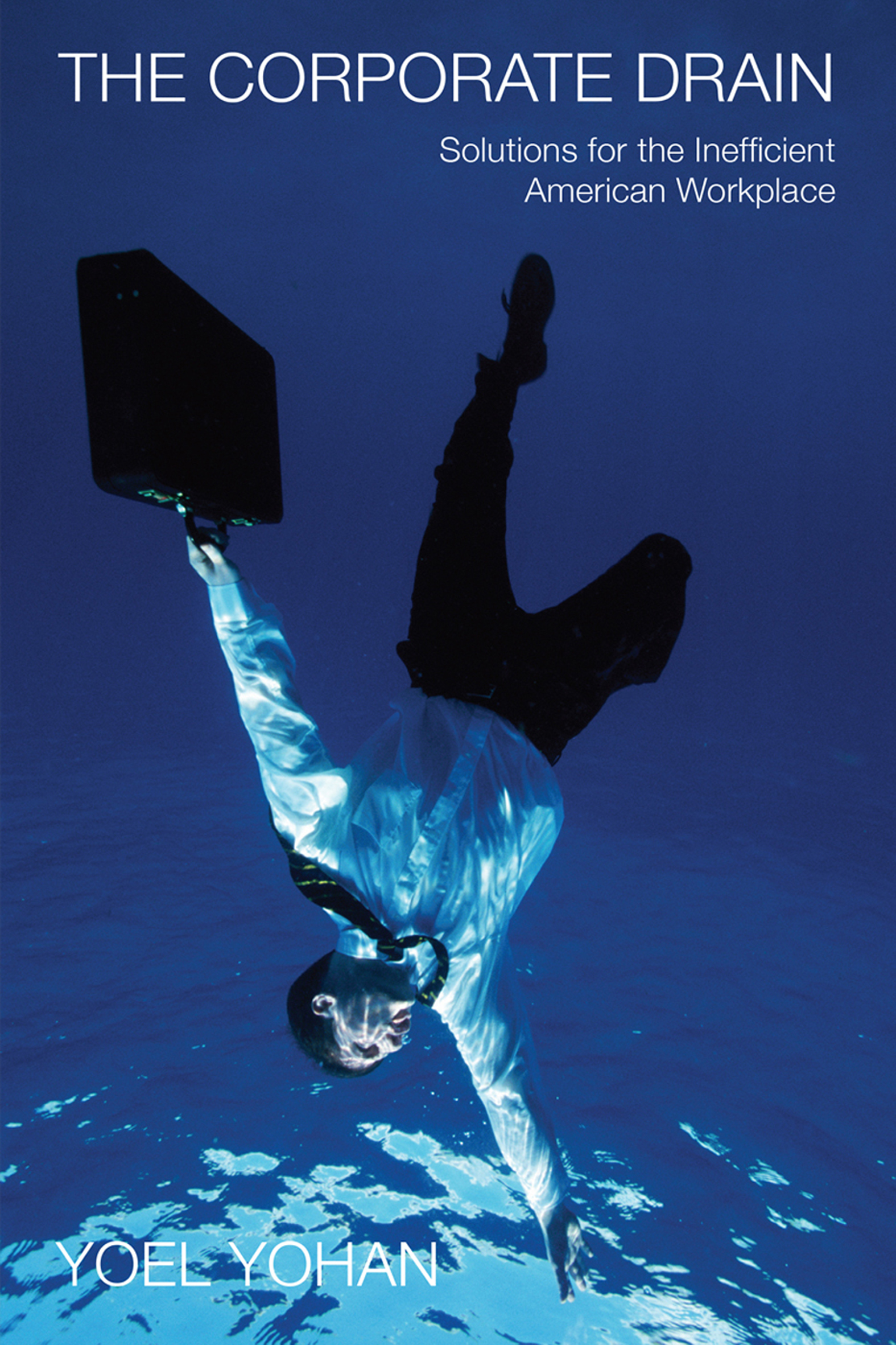 This image is the cover for the book Corporate Drain