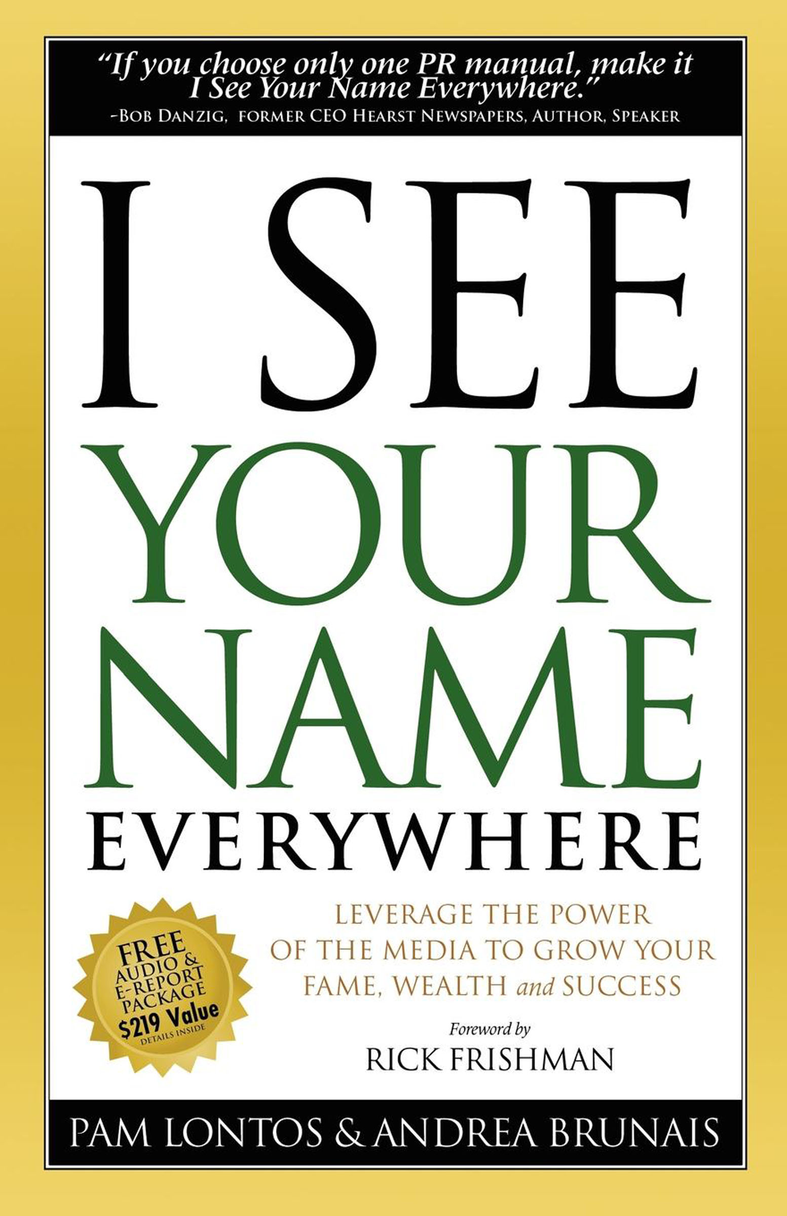 This image is the cover for the book I See Your Name Everywhere