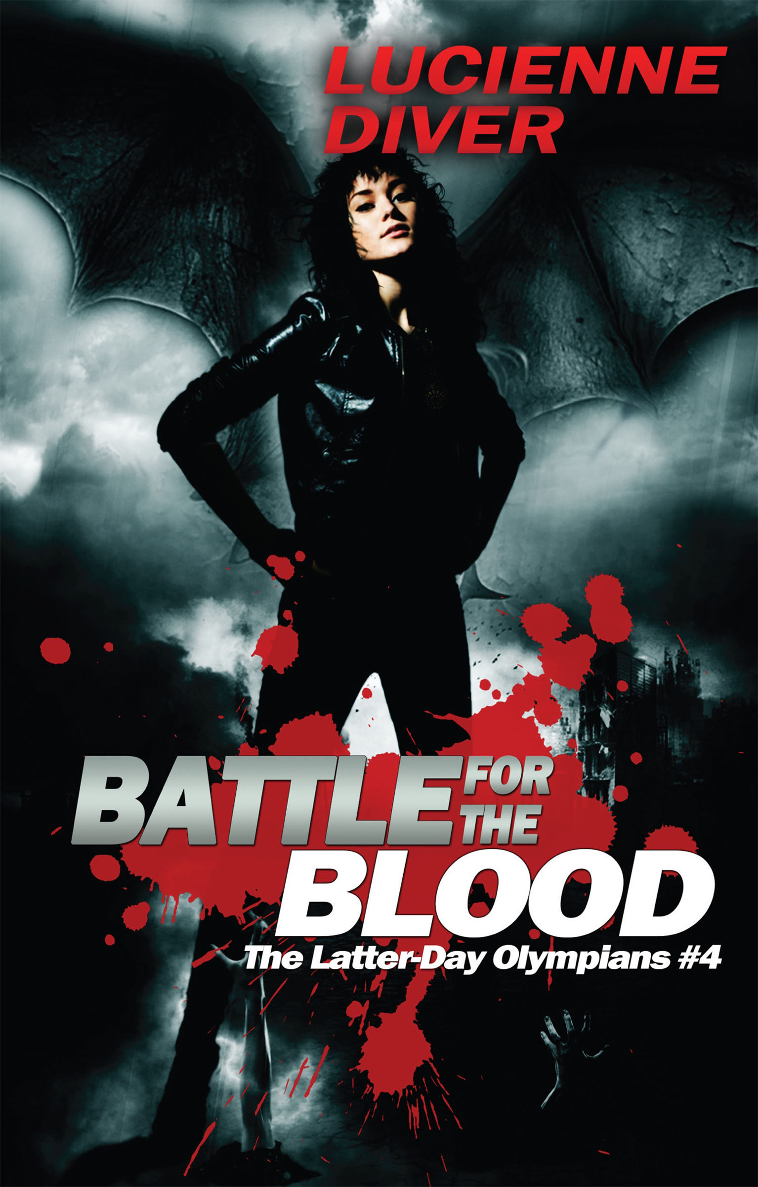 This image is the cover for the book Battle for the Blood, Latter-day Olympians