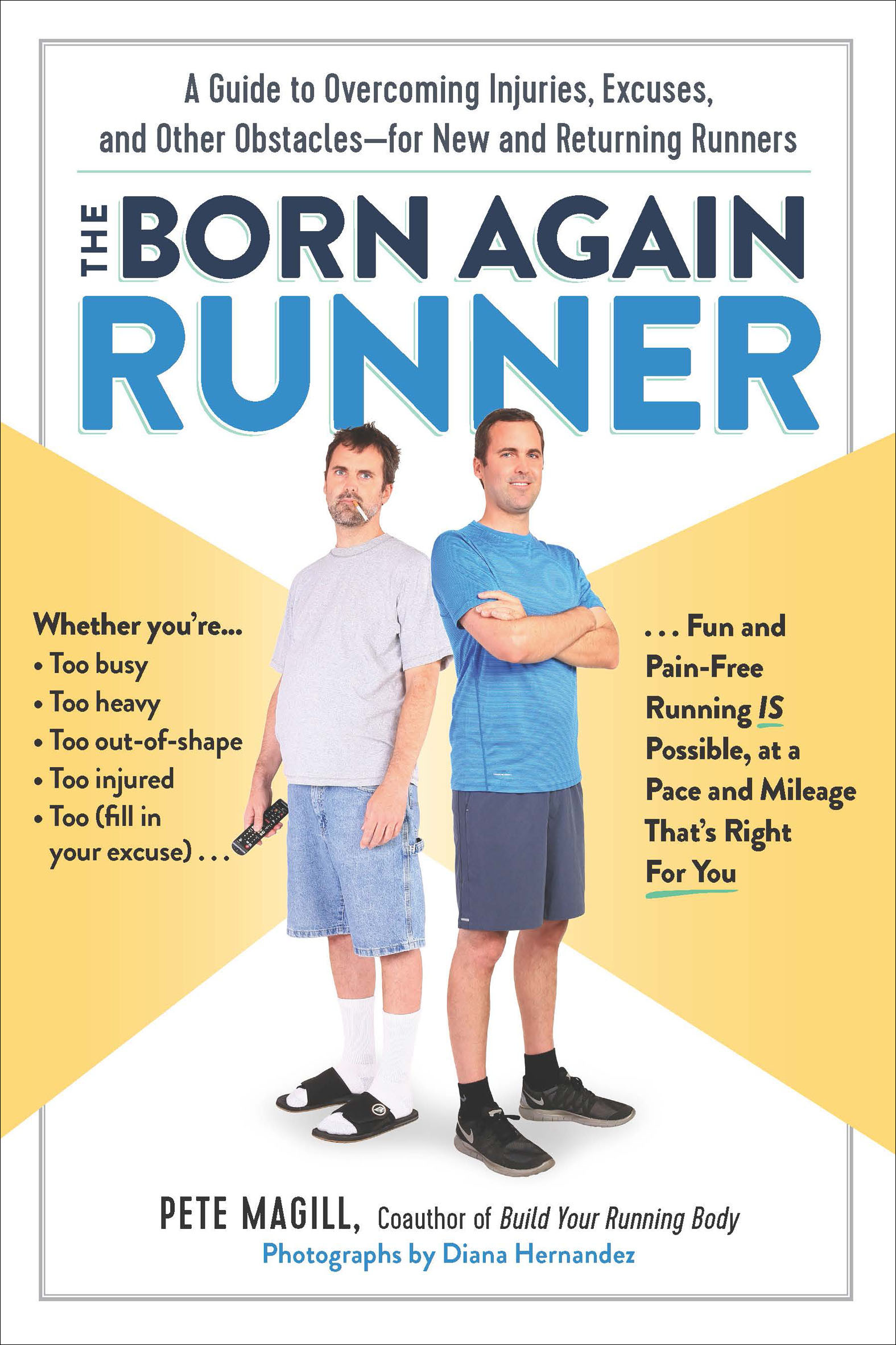 This image is the cover for the book Born Again Runner