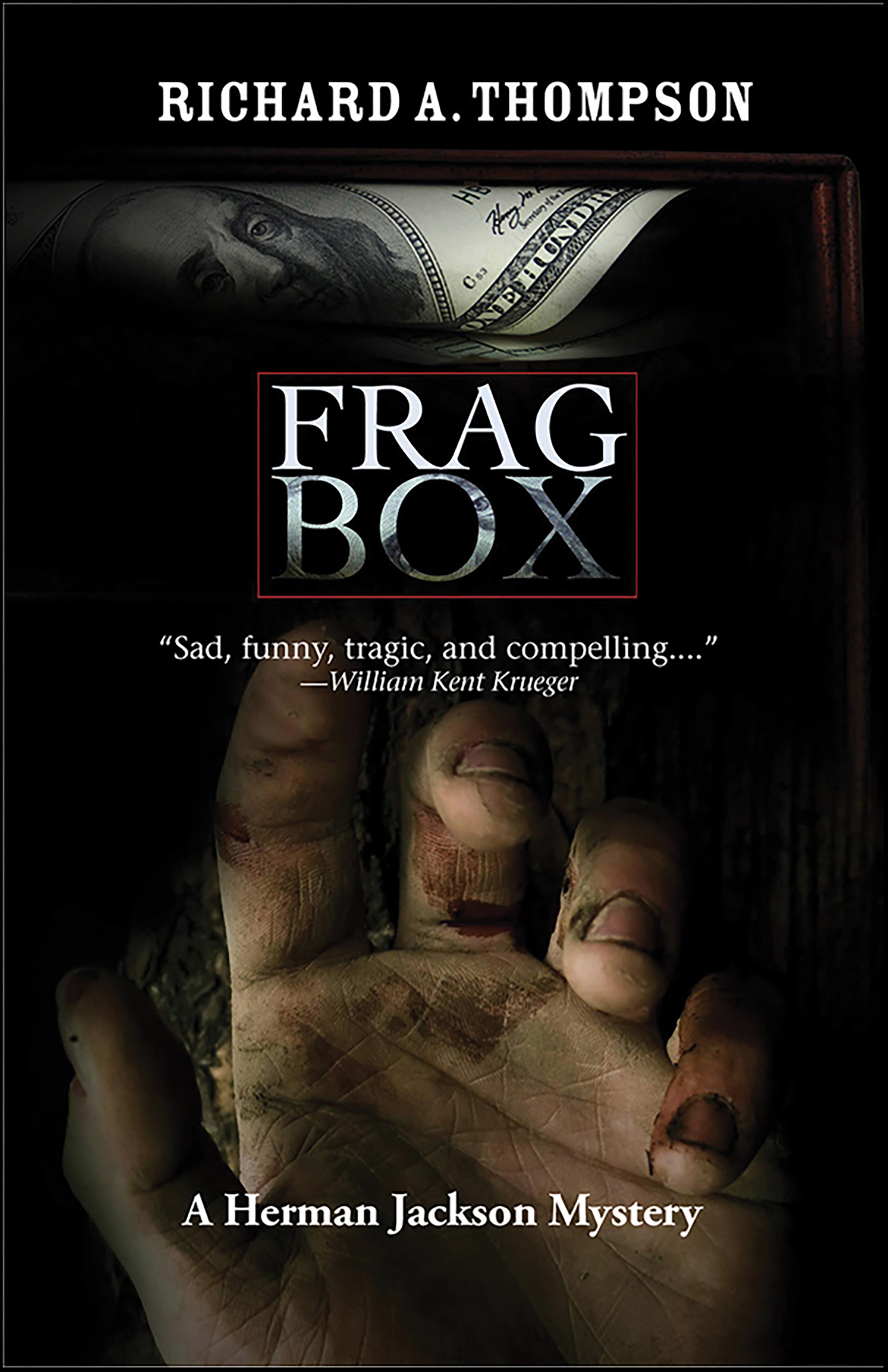 This image is the cover for the book Frag Box, Herman Jackson Series