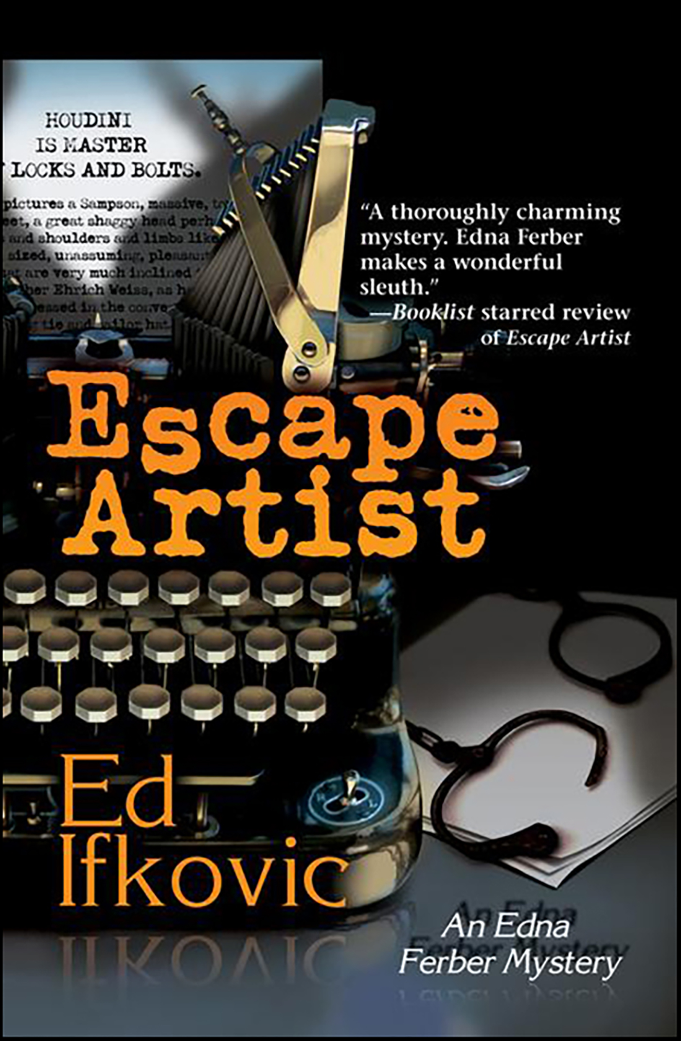 This image is the cover for the book Escape Artist, Edna Ferber Mysteries