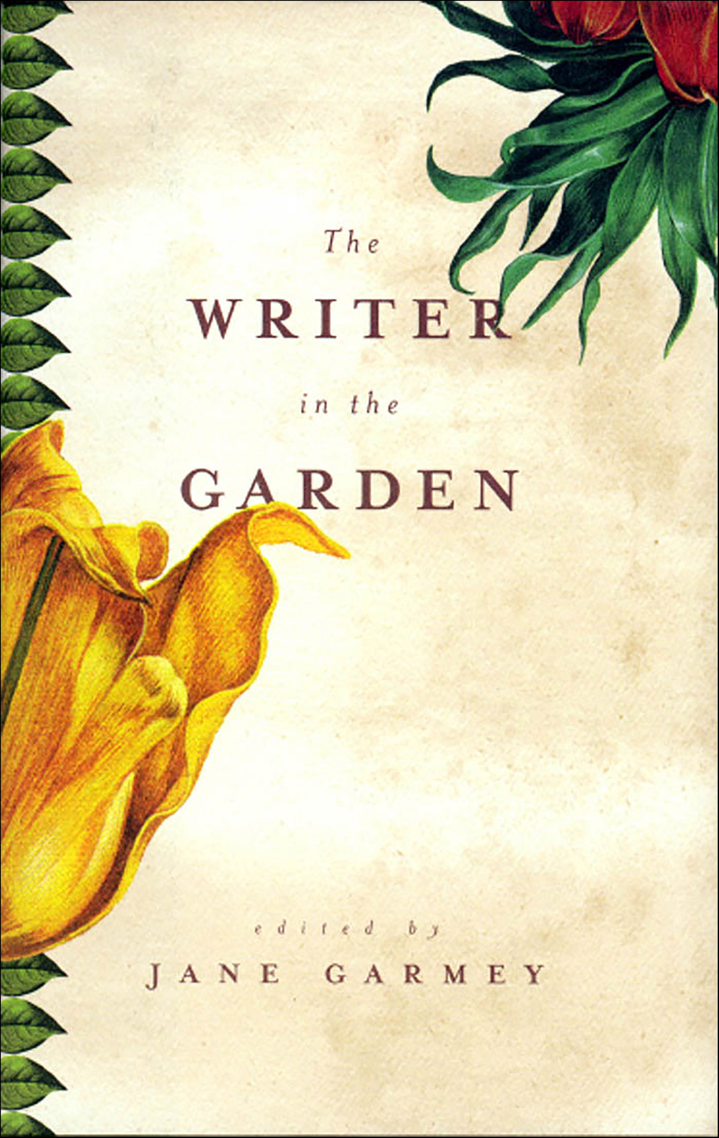 This image is the cover for the book Writer in the Garden