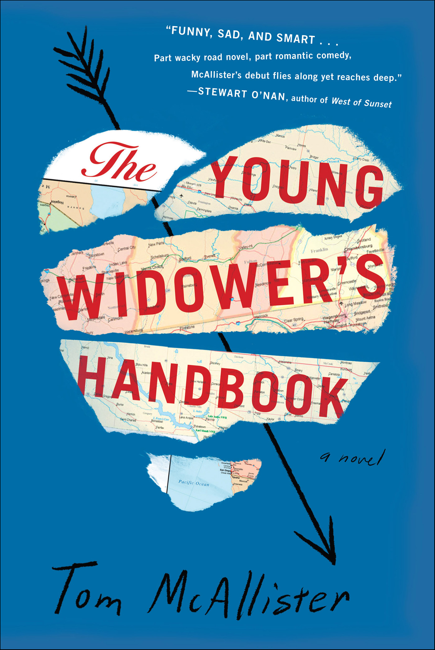 This image is the cover for the book Young Widower's Handbook