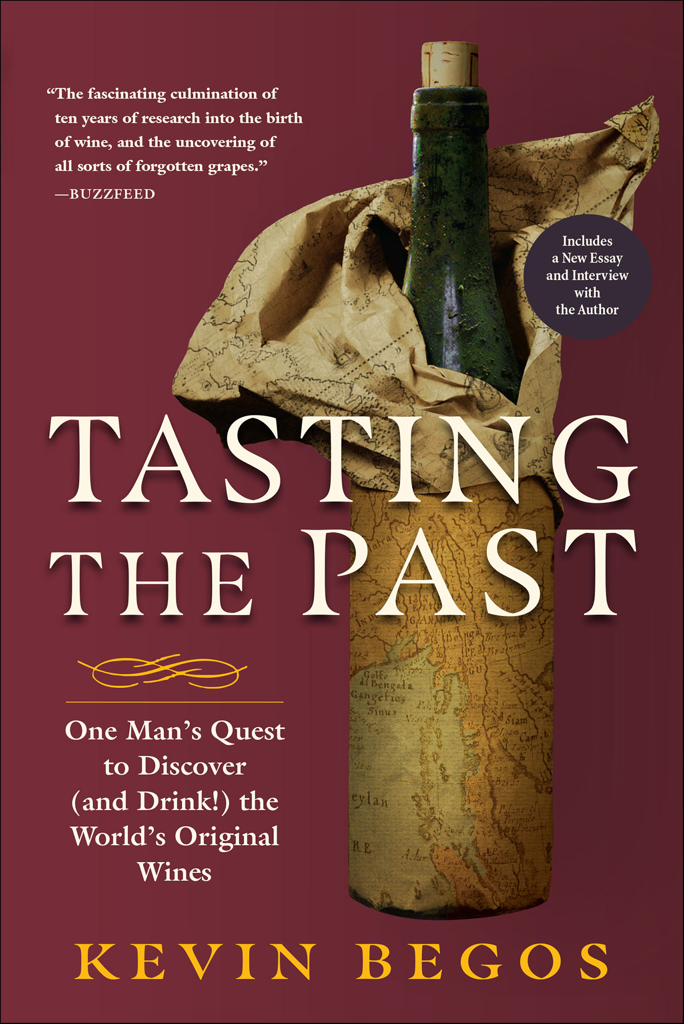 This image is the cover for the book Tasting the Past