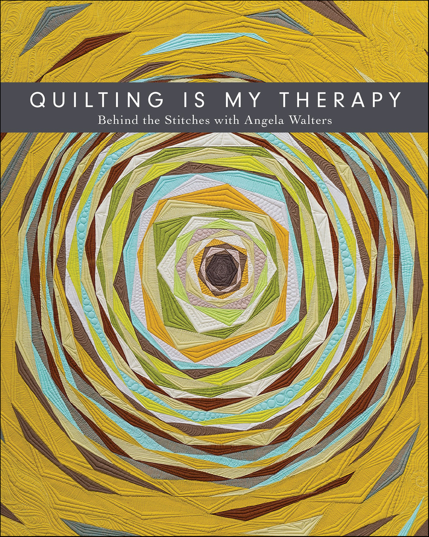 This image is the cover for the book Quilting Is My Therapy