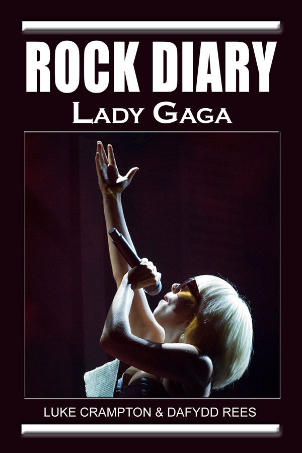 This image is the cover for the book Rock Diary: Lady Gaga