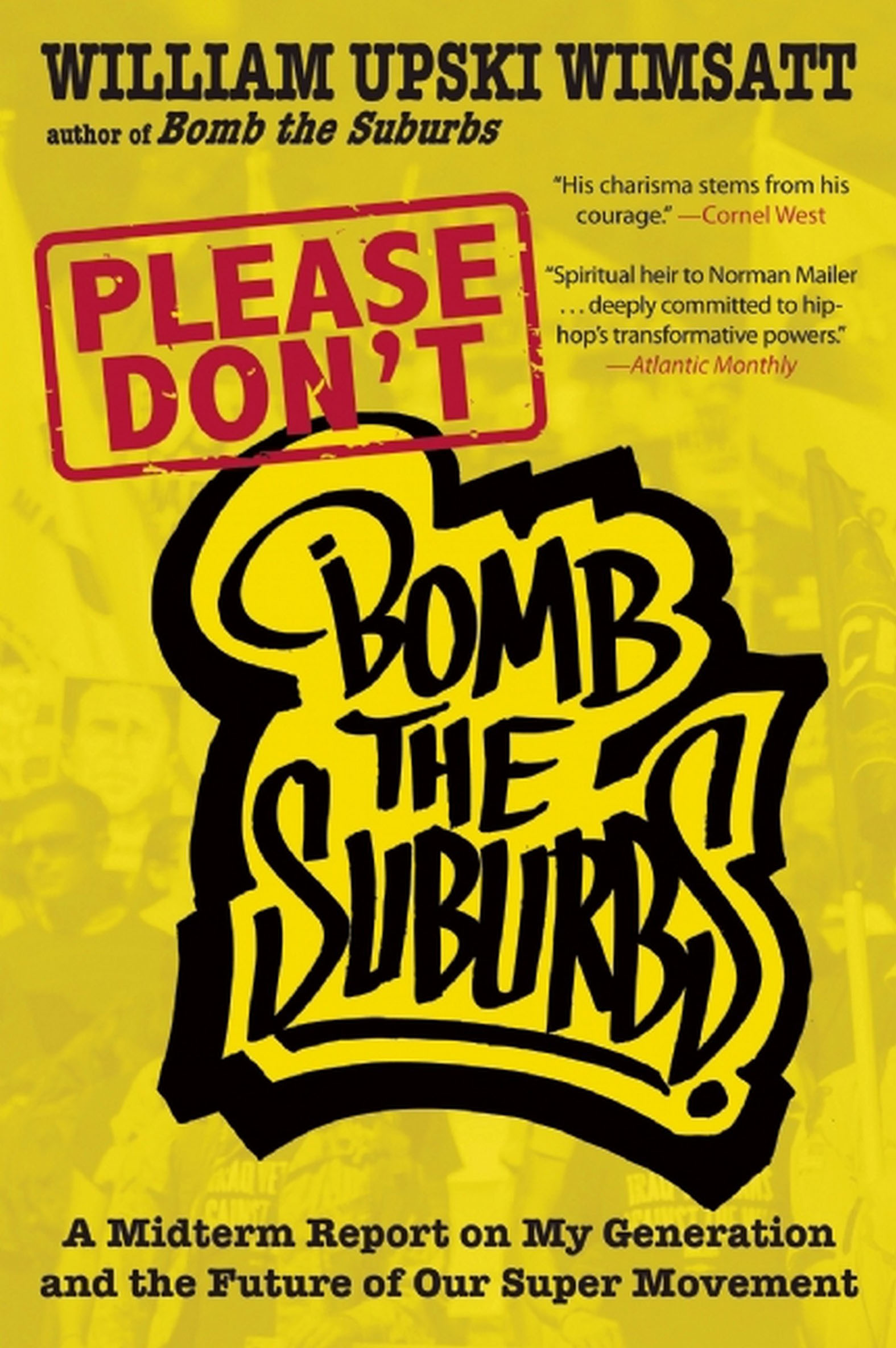 This image is the cover for the book Please Don't Bomb the Suburbs