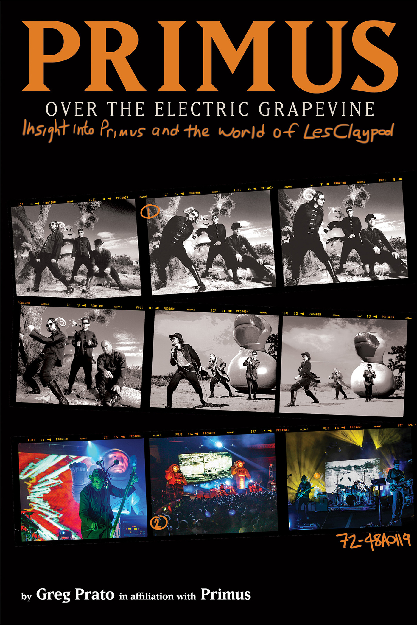 This image is the cover for the book Primus, Over the Electric Grapevine
