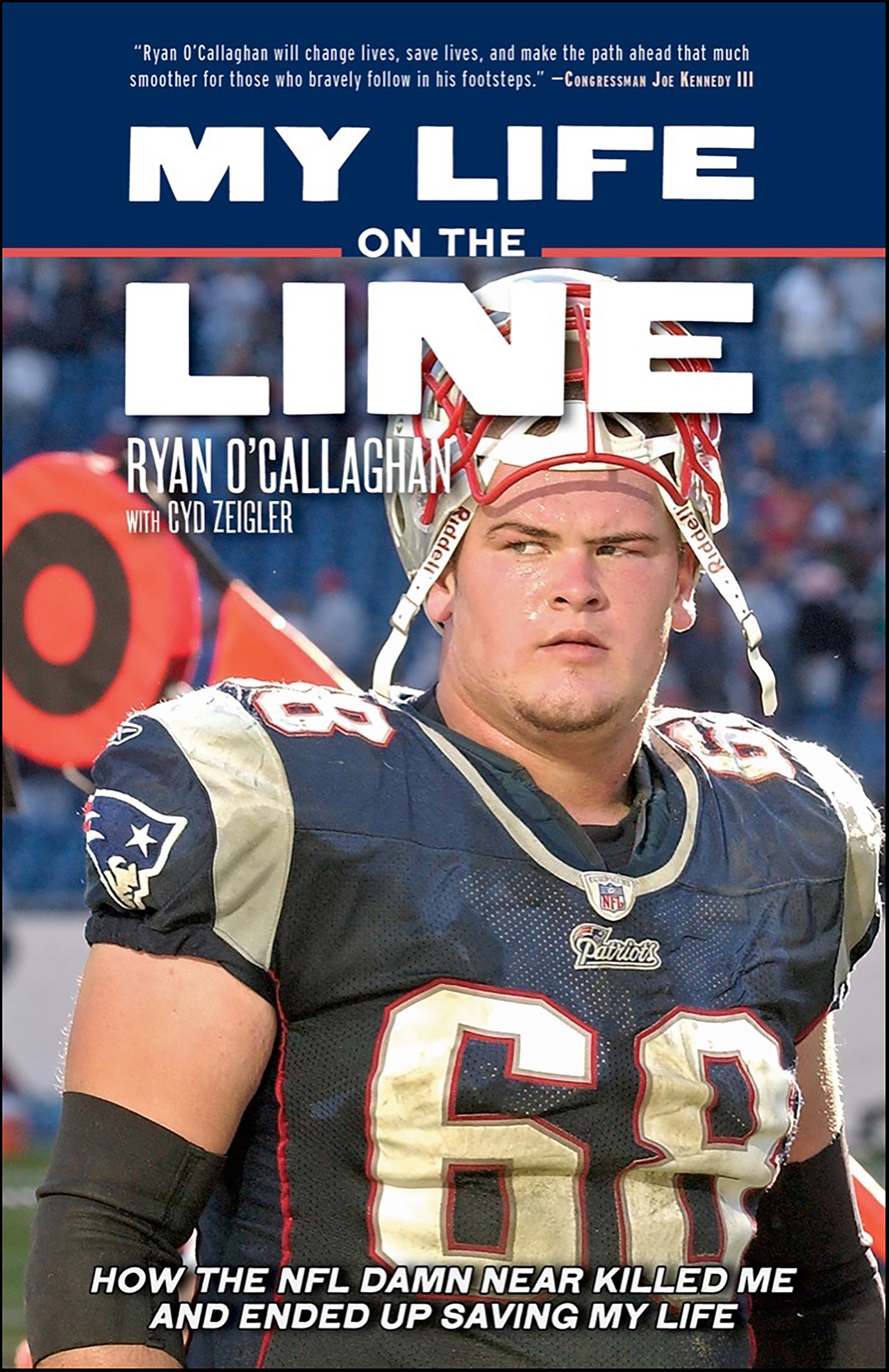 This image is the cover for the book My Life on the Line