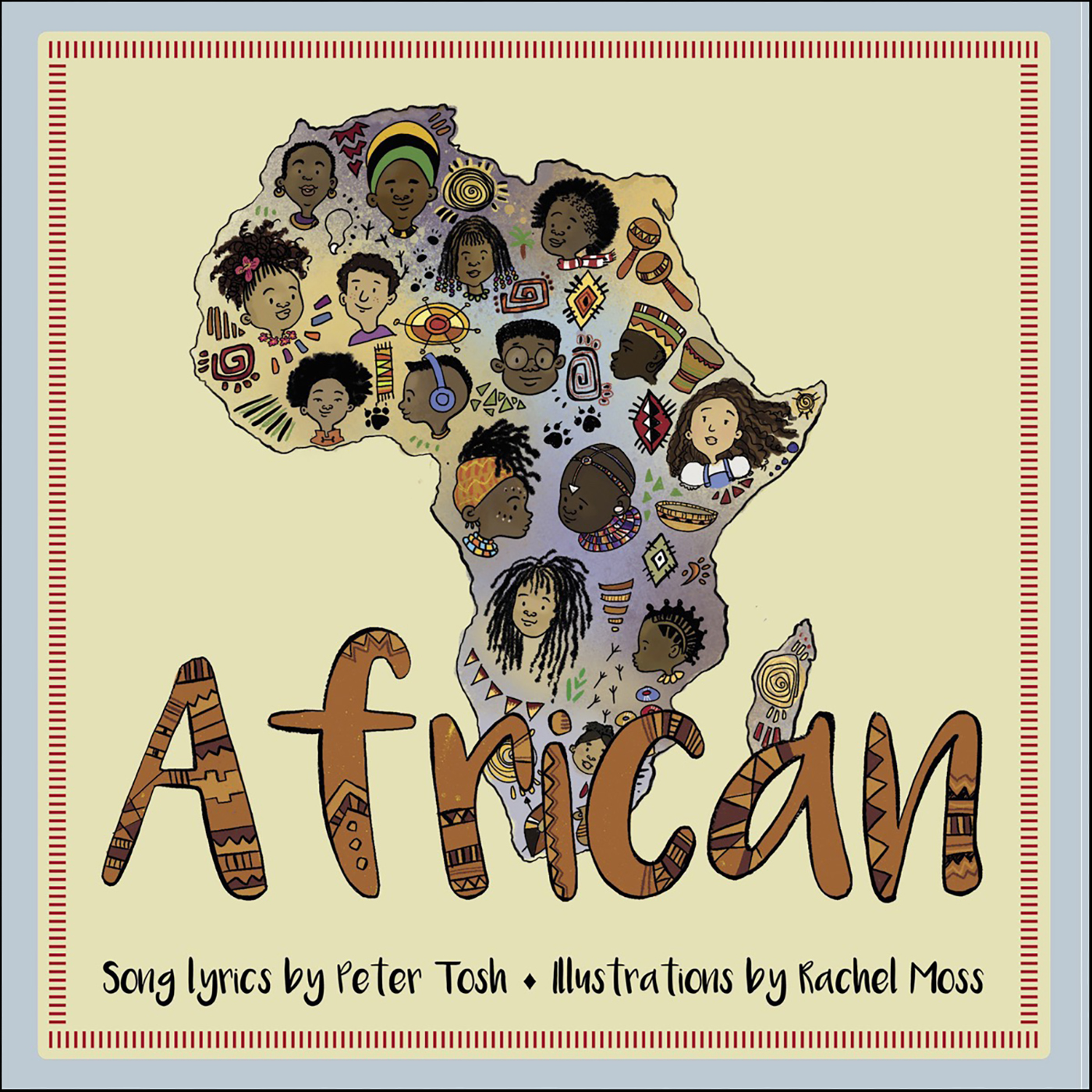 This image is the cover for the book African, LyricPop