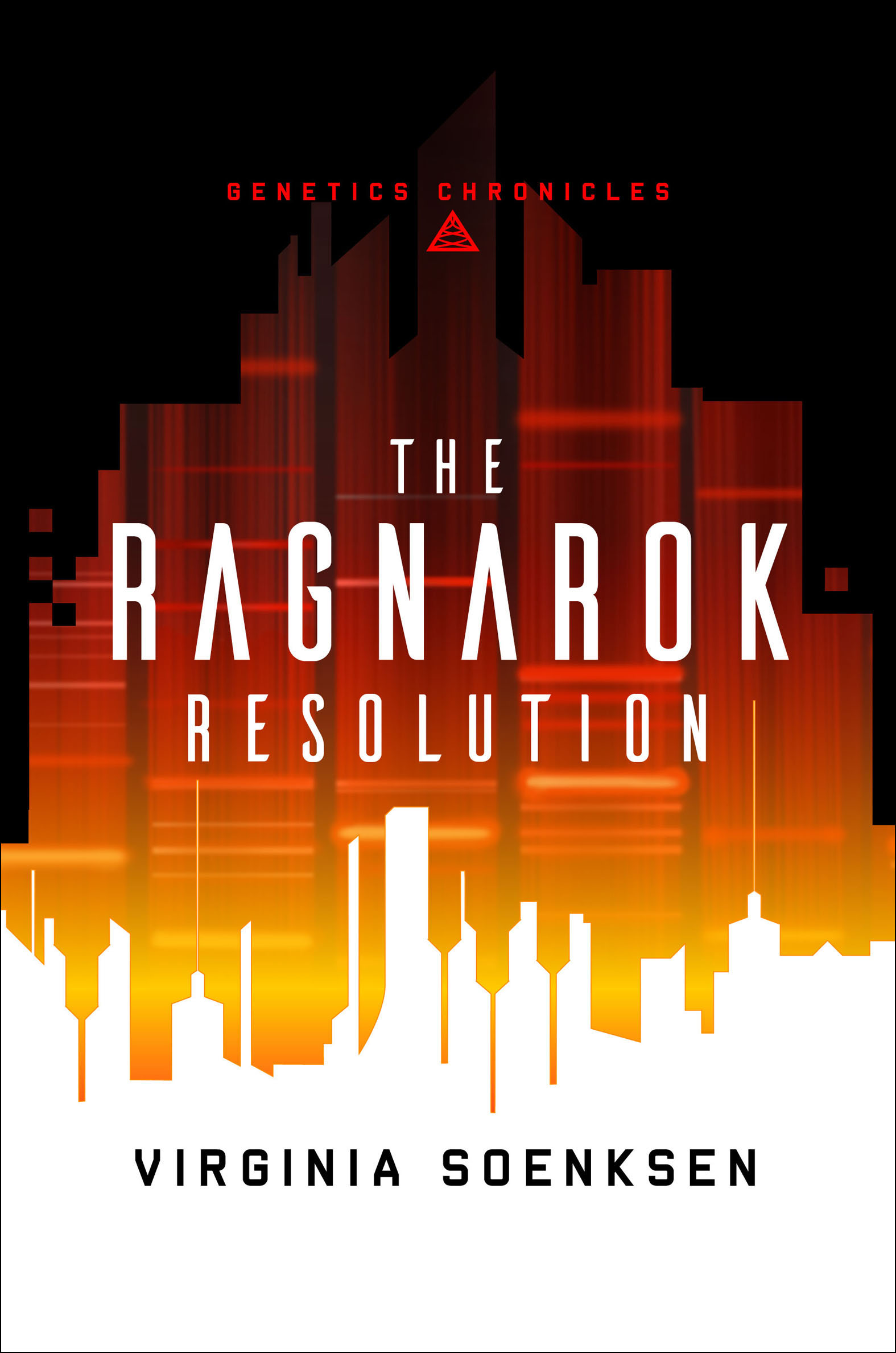 This image is the cover for the book Ragnarok Resolution, Genetics Chronicles