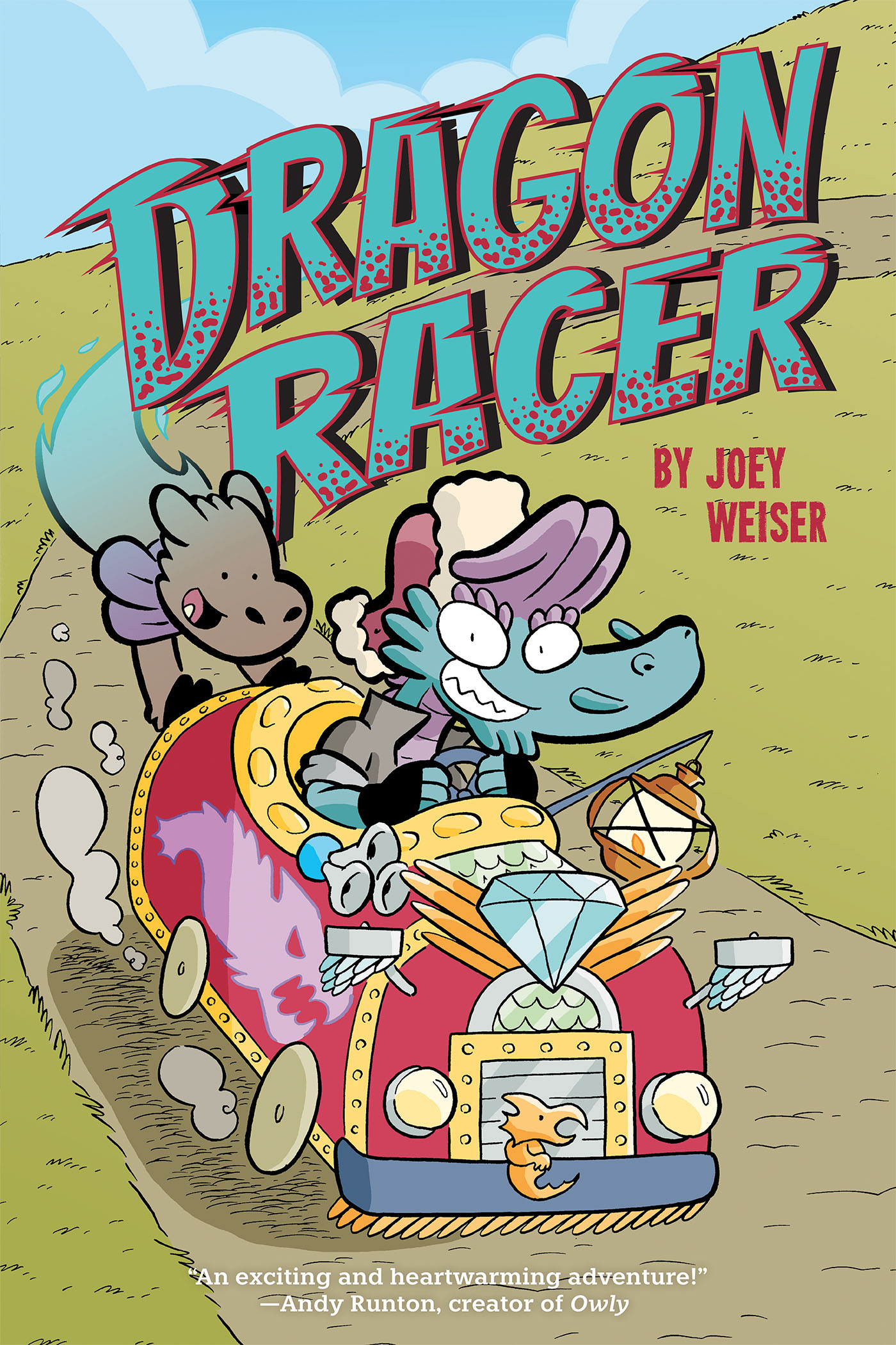 This image is the cover for the book Dragon Racer, Dragon Racer