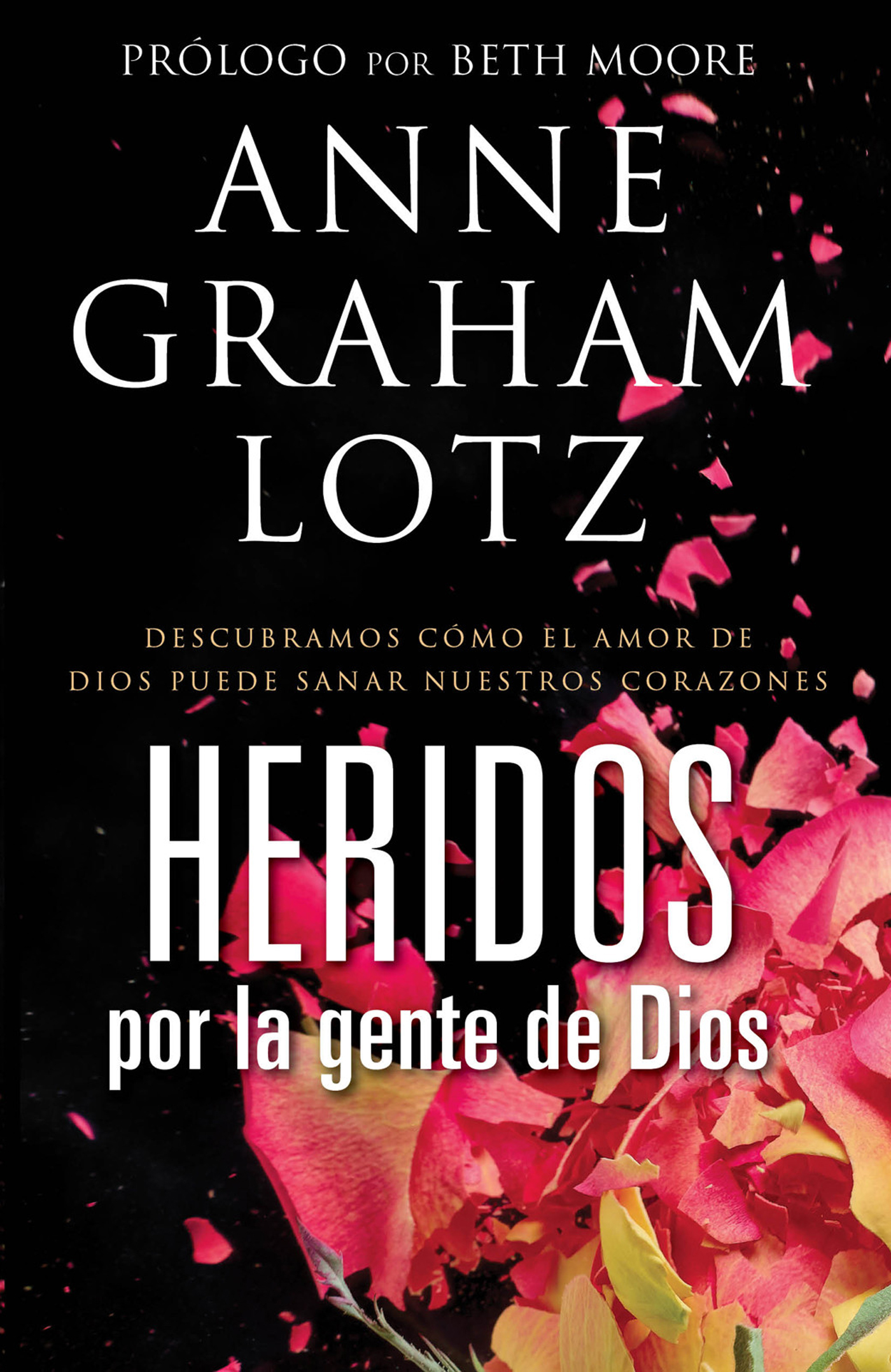This image is the cover for the book Heridos por la gente de Dios