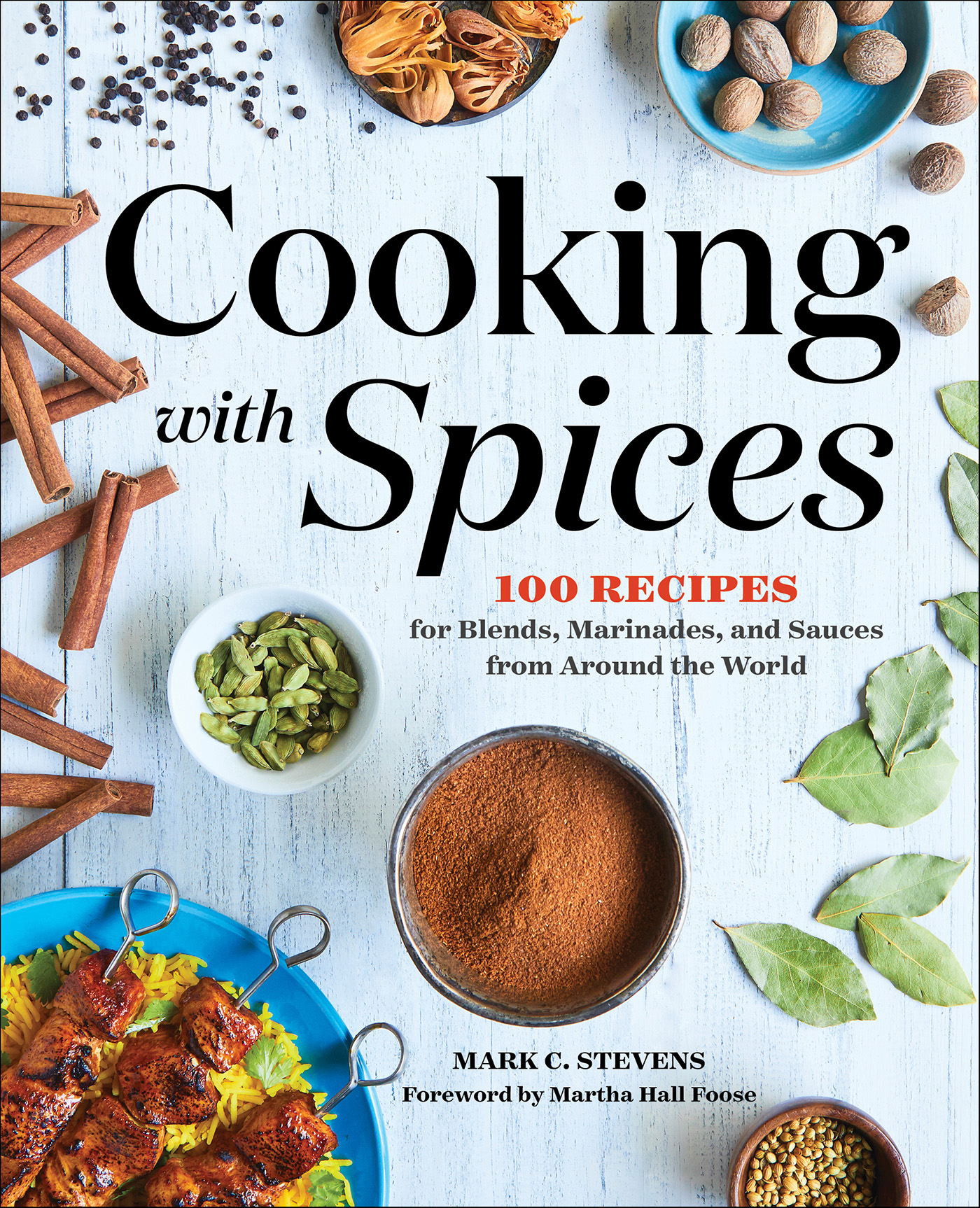 This image is the cover for the book Cooking with Spices