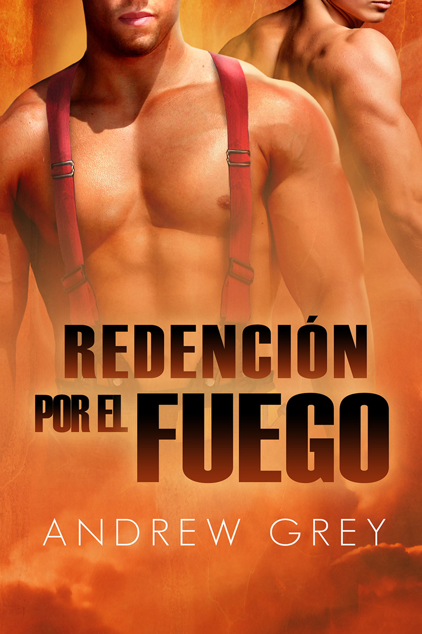 This image is the cover for the book Redención por fuego, Por fuego