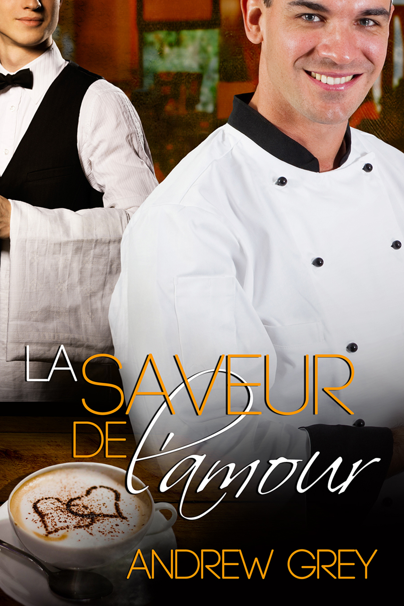 This image is the cover for the book saveur de l’amour, Les arômes de l'amour