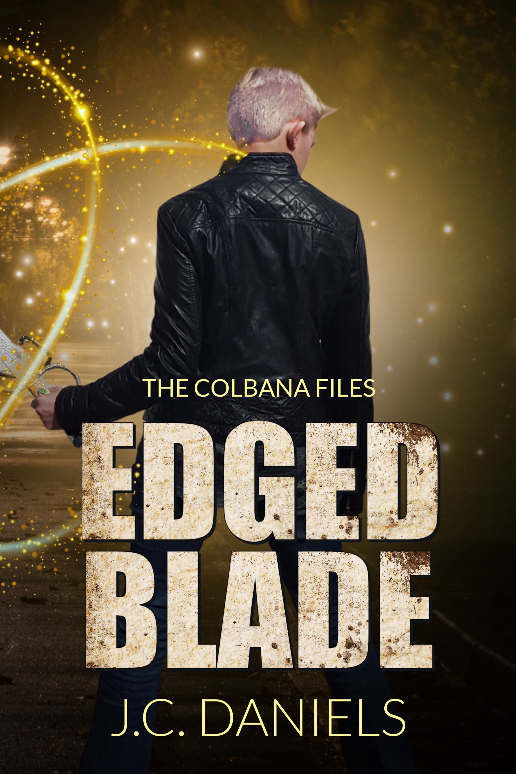 This image is the cover for the book Edged Blade, Colbana Files
