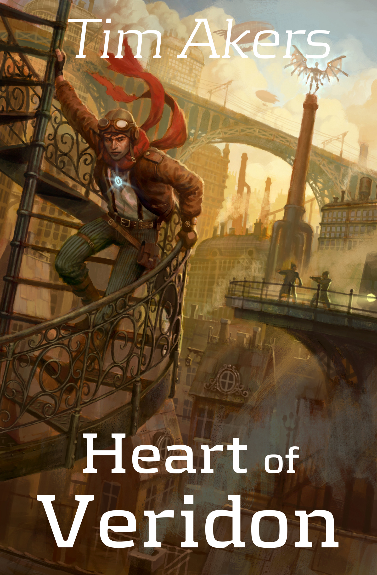 This image is the cover for the book Heart of Veridon, The Burn Cycle