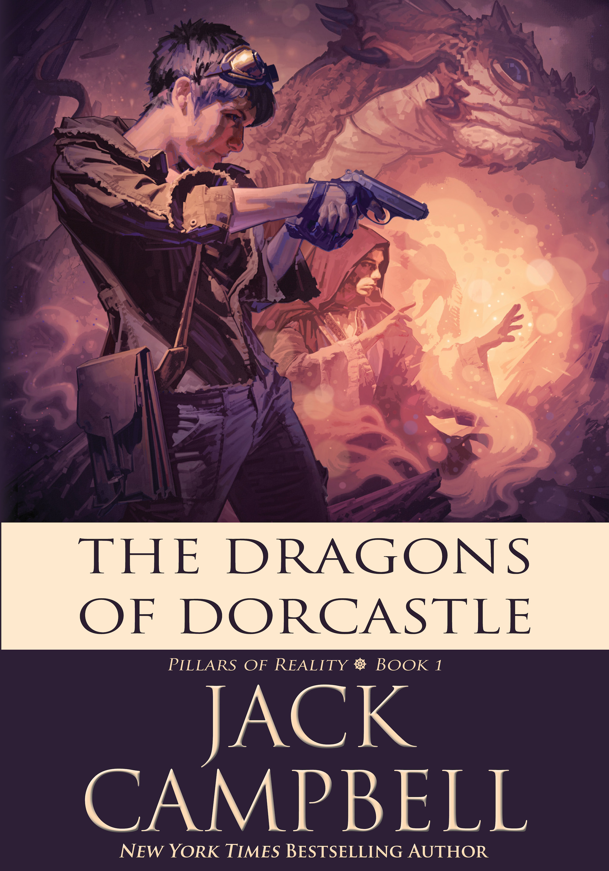 This image is the cover for the book The Dragons of Dorcastle, The Pillars of Reality