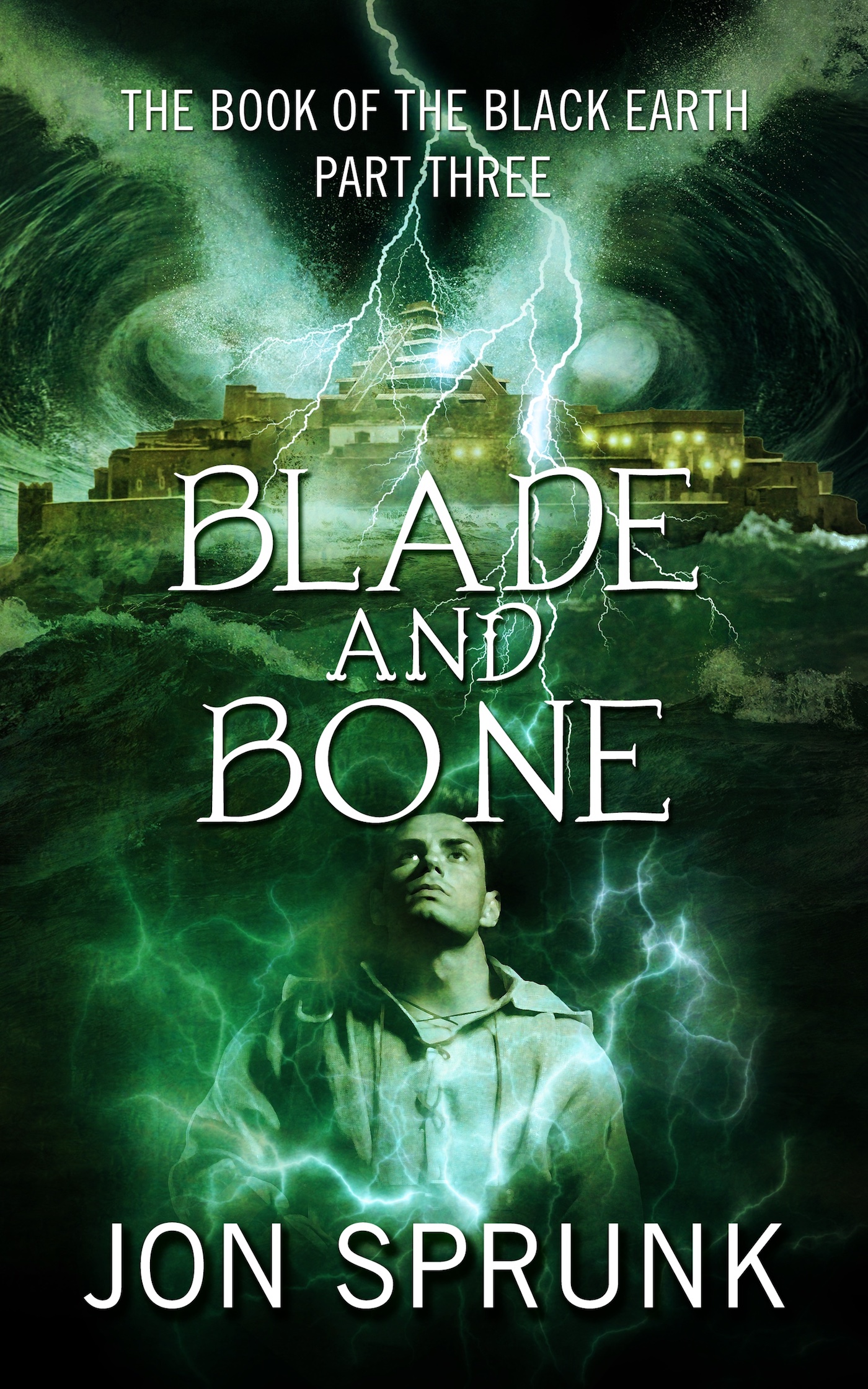 This image is the cover for the book Blade and Bone, Book of the Black Earth