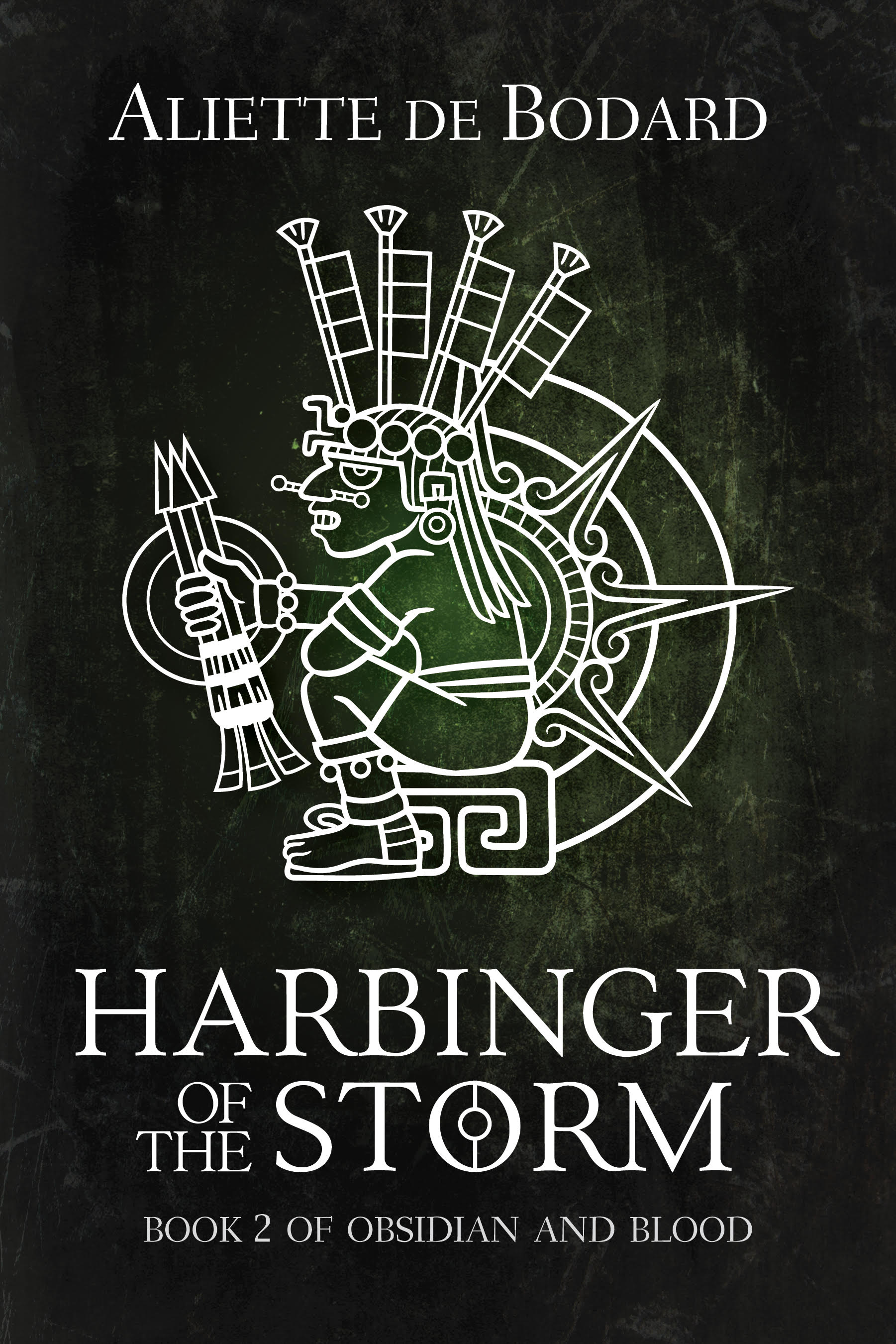This image is the cover for the book Harbinger of the Storm, Obsidian and Blood