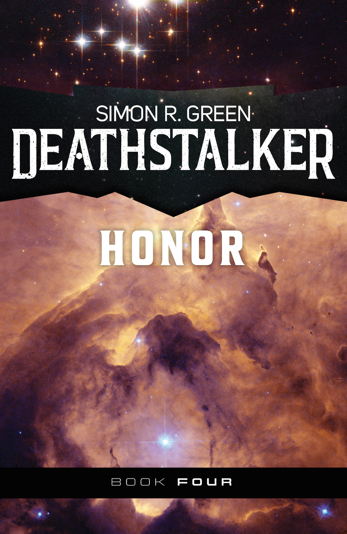 This image is the cover for the book Deathstalker Honor, Deathstalker