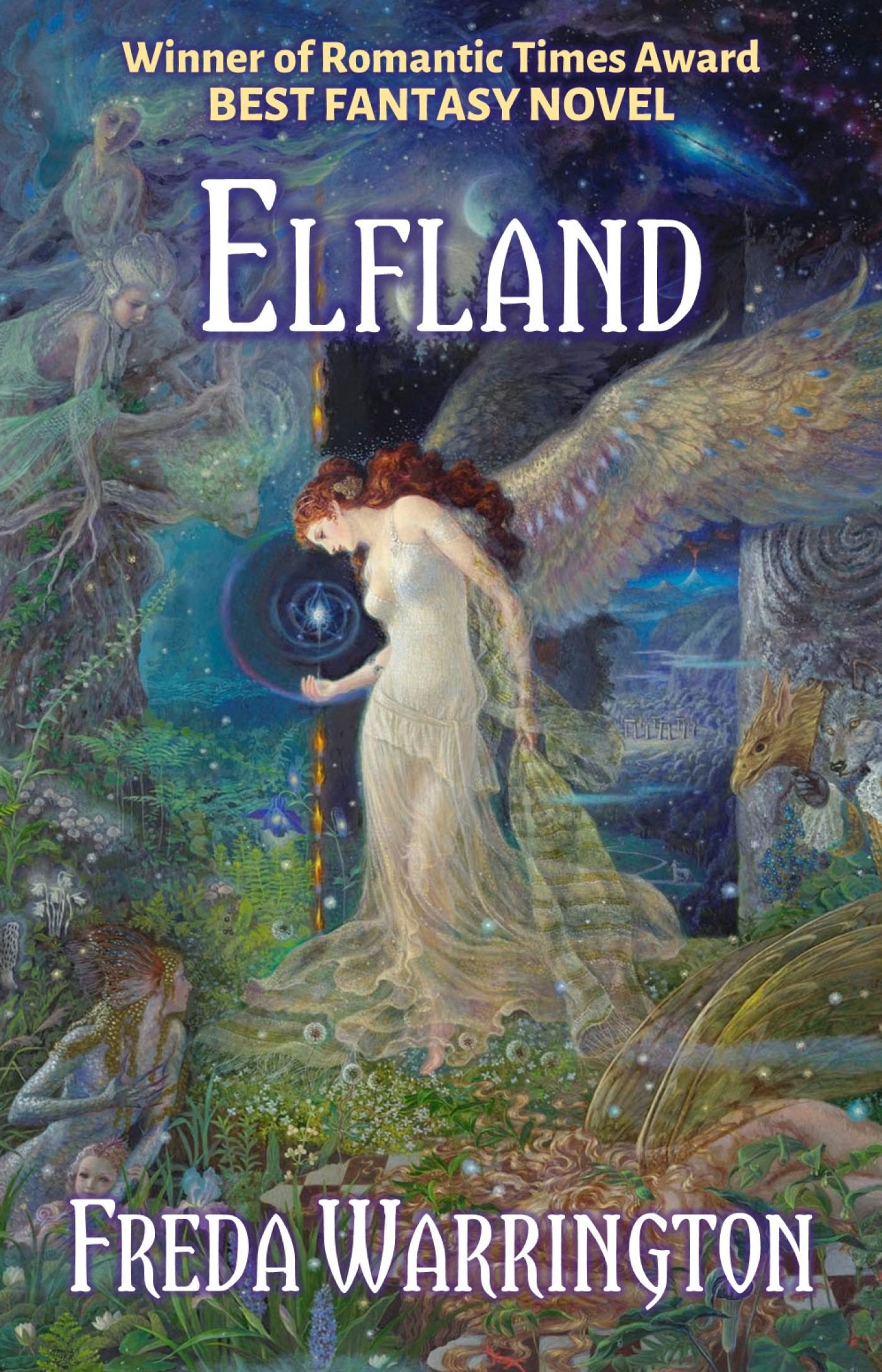 This image is the cover for the book Elfland, Aetherial Tales