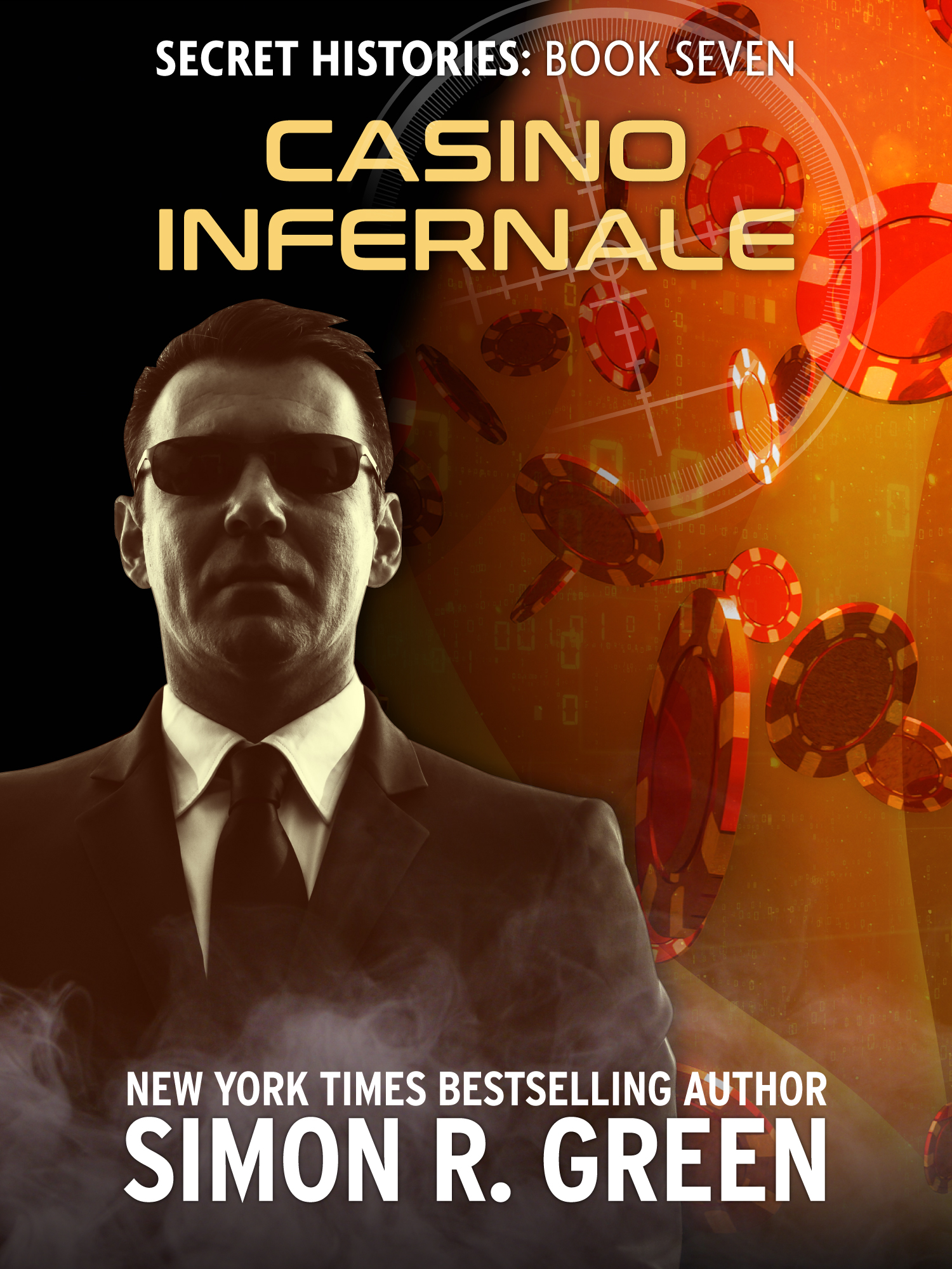 This image is the cover for the book Casino Infernale, Secret Histories