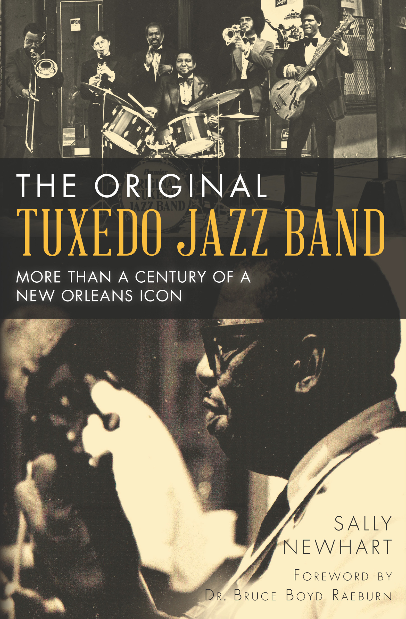 This image is the cover for the book Original Tuxedo Jazz Band