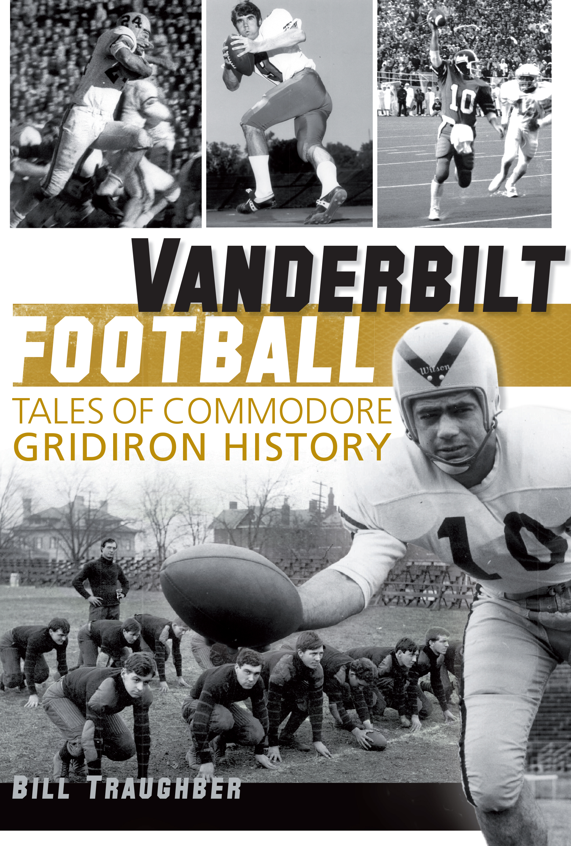 This image is the cover for the book Vanderbilt Football, Sports