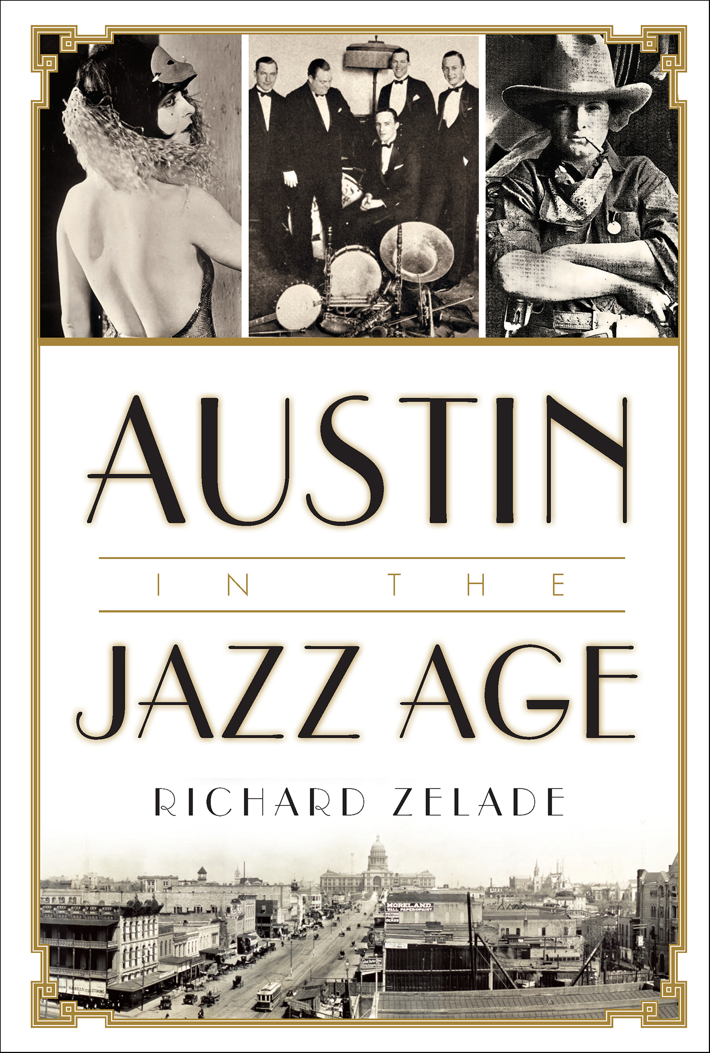 This image is the cover for the book Austin in the Jazz Age