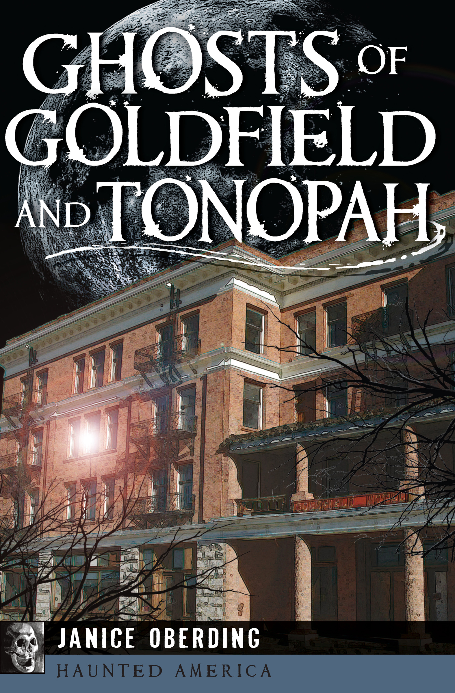 This image is the cover for the book Ghosts of Goldfield and Tonopah, Haunted America